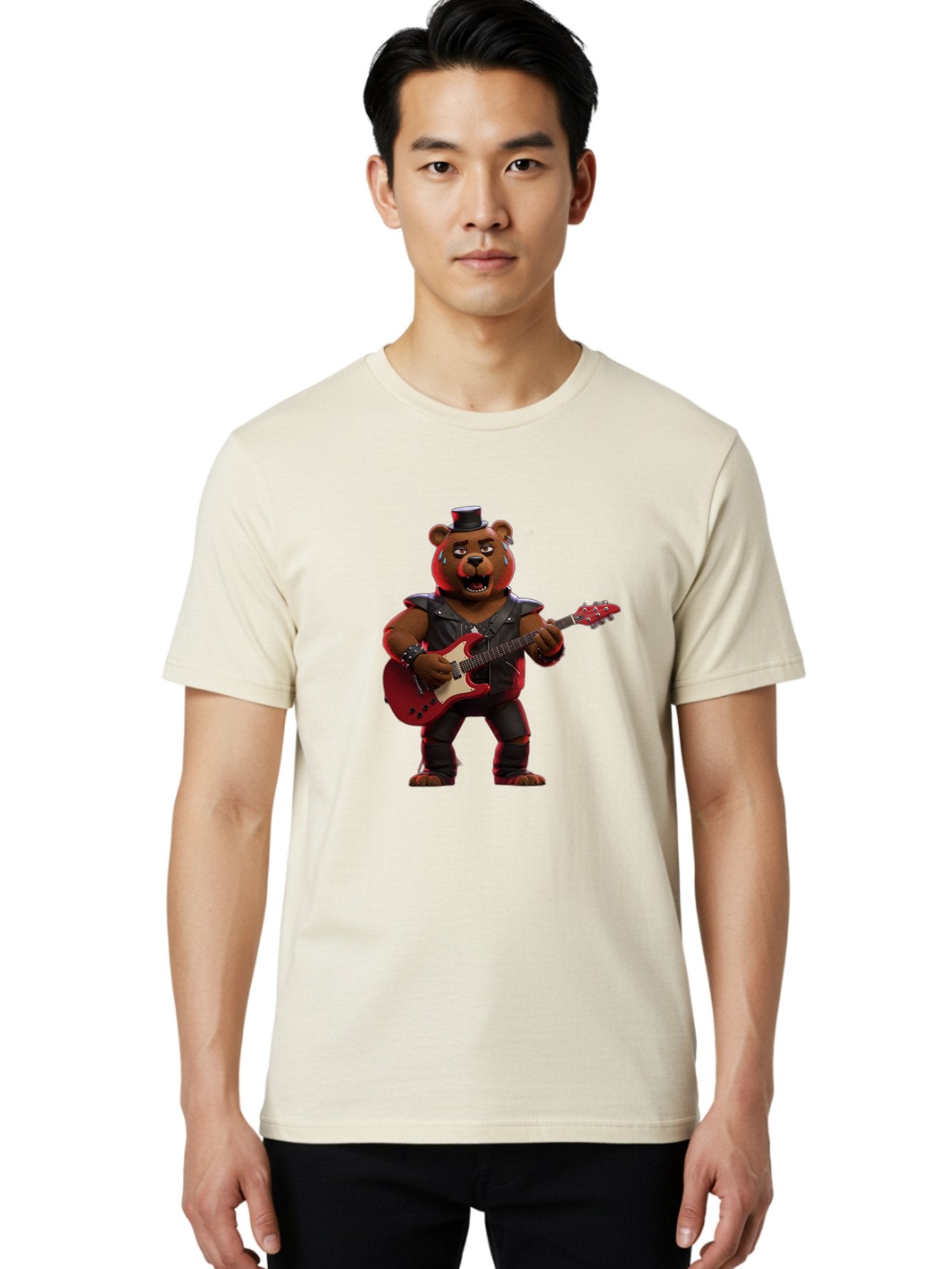 Freddy-Fazbear-4 Men'S Graphic Tee, 100% Cotton, Comfortable Casual Summer Wear, Machine Washable, Vintage Camera, Old Camera, Antique Camera, Black Camera, Classic Photography, Photography Equipment, Nostalgic Device, Film Camera, Camera Art Baf117 23