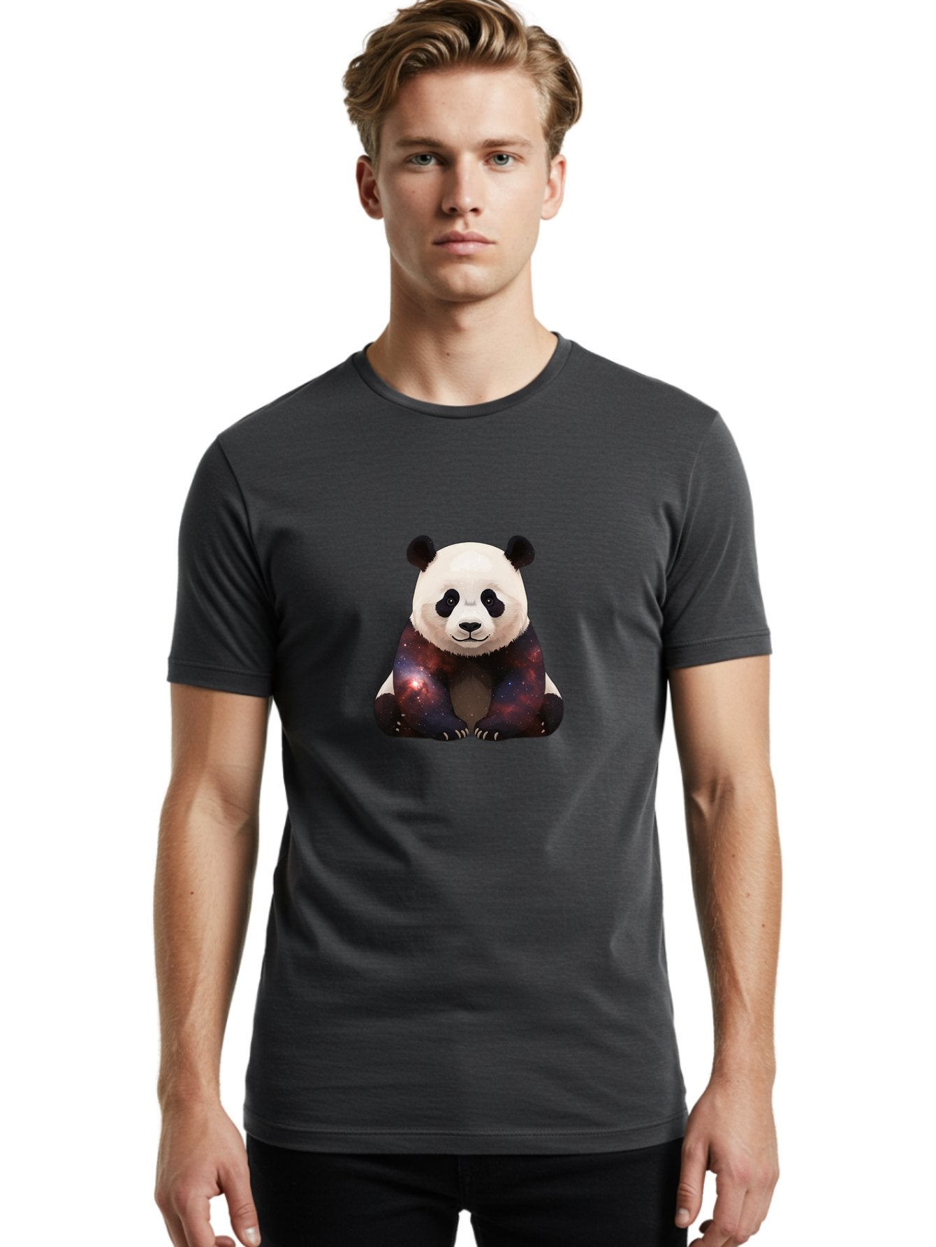 Galaxy-Panda-1 Men'S Graphic Tee, 100% Cotton, Comfortable Casual Summer Wear, Machine Washable, Vintage Camera, Old Camera, Antique Camera, Black Camera, Classic Photography, Photography Equipment, Nostalgic Device, Film Camera, Camera Art Baf119 18