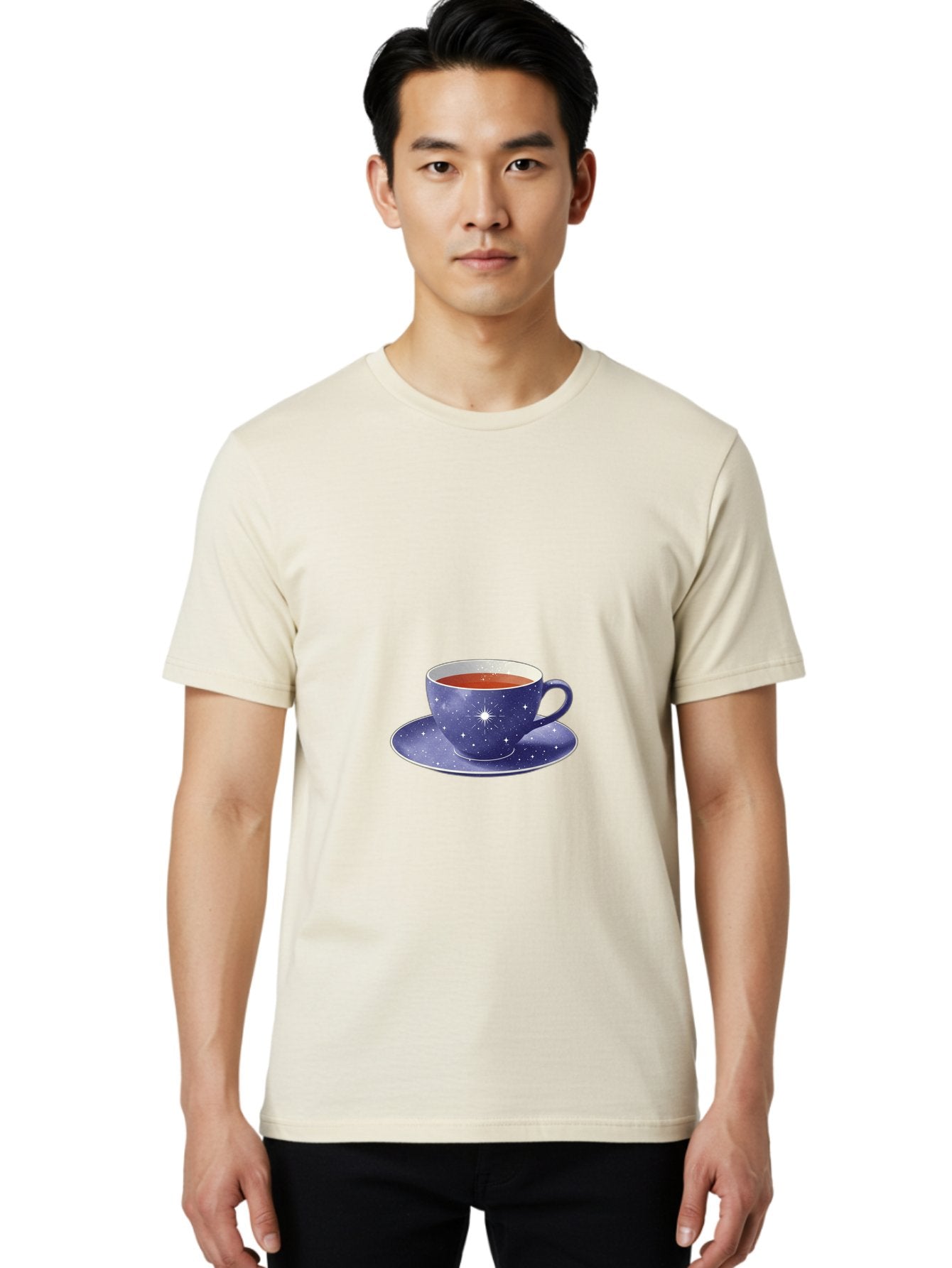 Galaxy-Tea-Cup Men'S Graphic Tee, 100% Cotton, Comfortable Casual Summer Wear, Machine Washable, Vintage Camera, Old Camera, Antique Camera, Black Camera, Classic Photography, Photography Equipment, Nostalgic Device, Film Camera, Camera Art Baf122 26