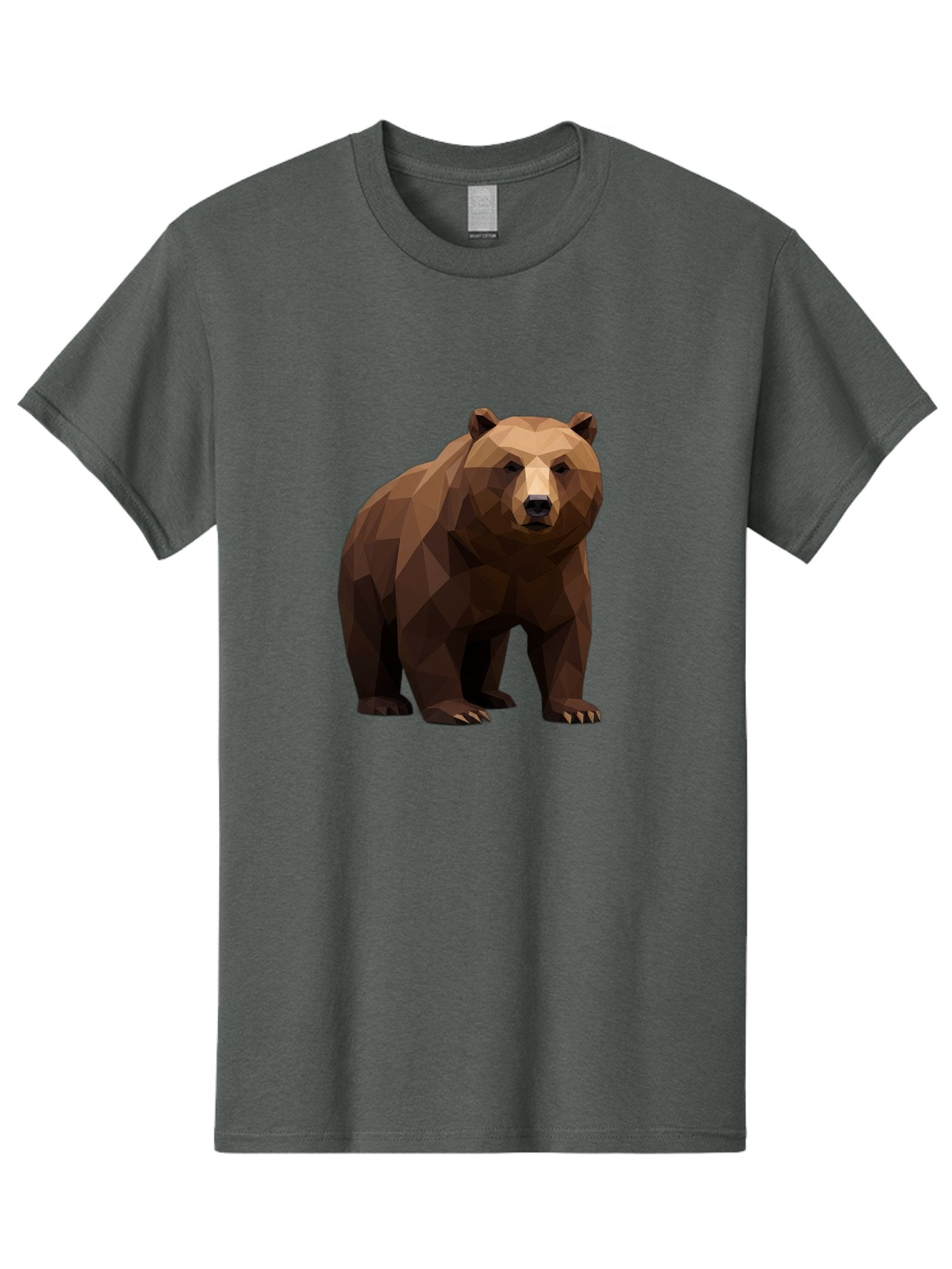 Geometric-Bear-2 Men'S Graphic Tee, 100% Cotton, Comfortable Casual Summer Wear, Machine Washable, Vintage Camera, Old Camera, Antique Camera, Black Camera, Classic Photography, Photography Equipment, Nostalgic Device, Film Camera, Camera Art Baf124 9