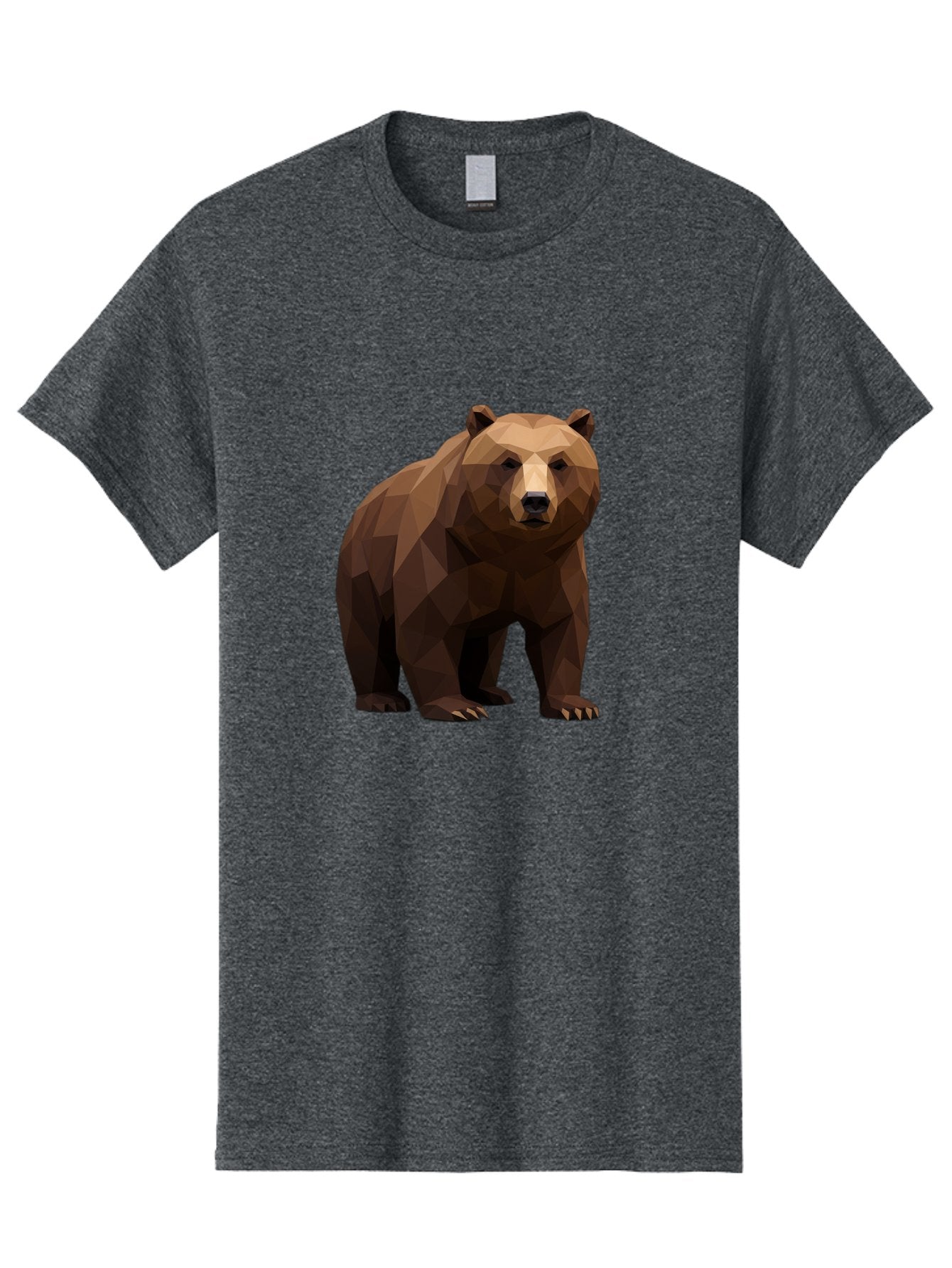 Geometric-Bear-2 Men'S Graphic Tee, 100% Cotton, Comfortable Casual Summer Wear, Machine Washable, Vintage Camera, Old Camera, Antique Camera, Black Camera, Classic Photography, Photography Equipment, Nostalgic Device, Film Camera, Camera Art Baf124 3