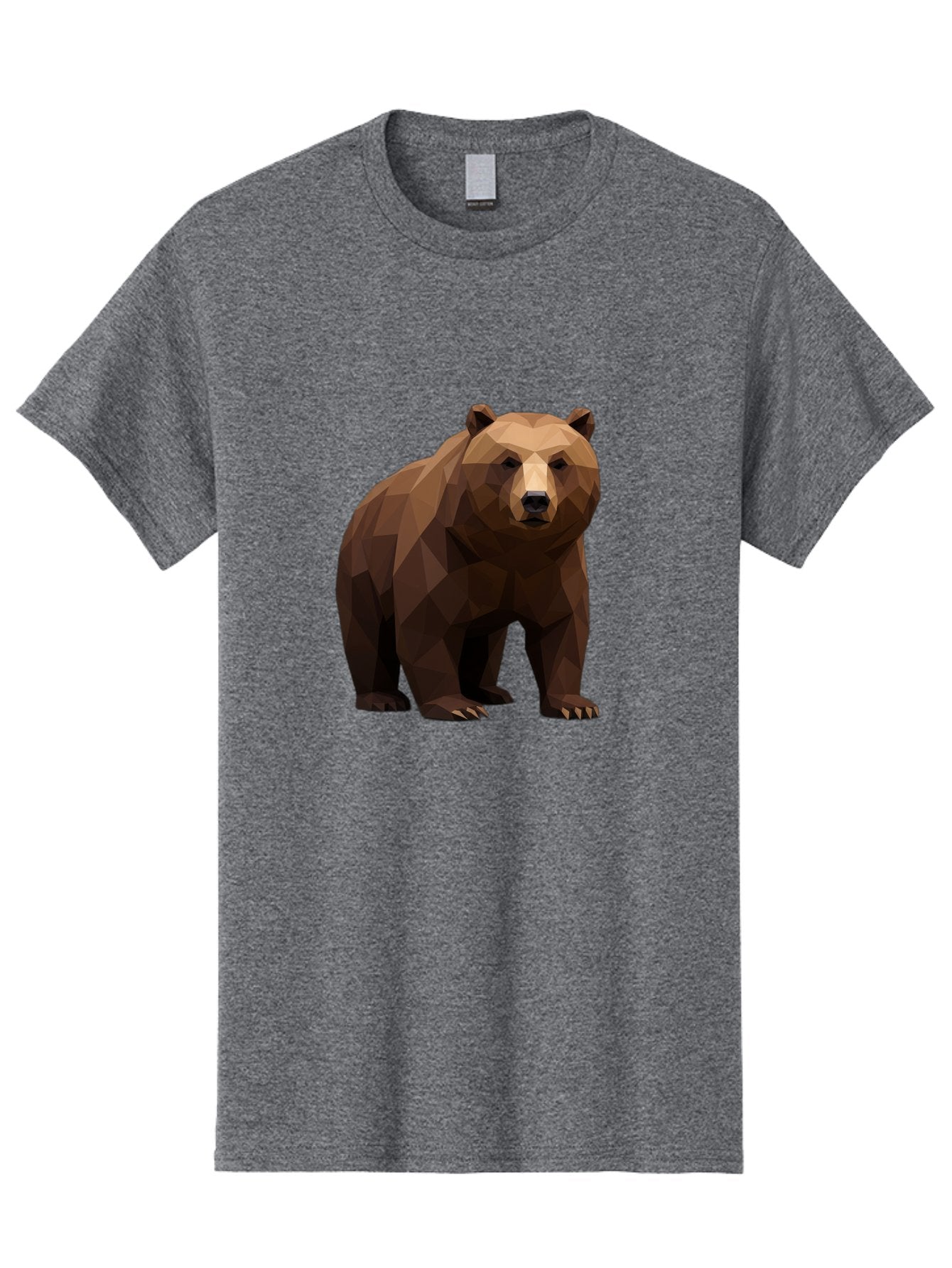 Geometric-Bear-2 Men'S Graphic Tee, 100% Cotton, Comfortable Casual Summer Wear, Machine Washable, Vintage Camera, Old Camera, Antique Camera, Black Camera, Classic Photography, Photography Equipment, Nostalgic Device, Film Camera, Camera Art Baf124 14