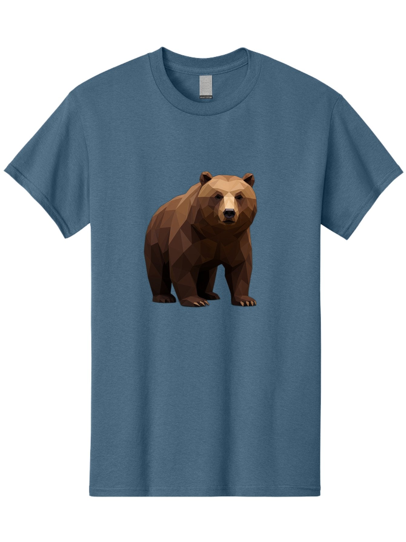 Geometric-Bear-2 Men'S Graphic Tee, 100% Cotton, Comfortable Casual Summer Wear, Machine Washable, Vintage Camera, Old Camera, Antique Camera, Black Camera, Classic Photography, Photography Equipment, Nostalgic Device, Film Camera, Camera Art Baf124 4