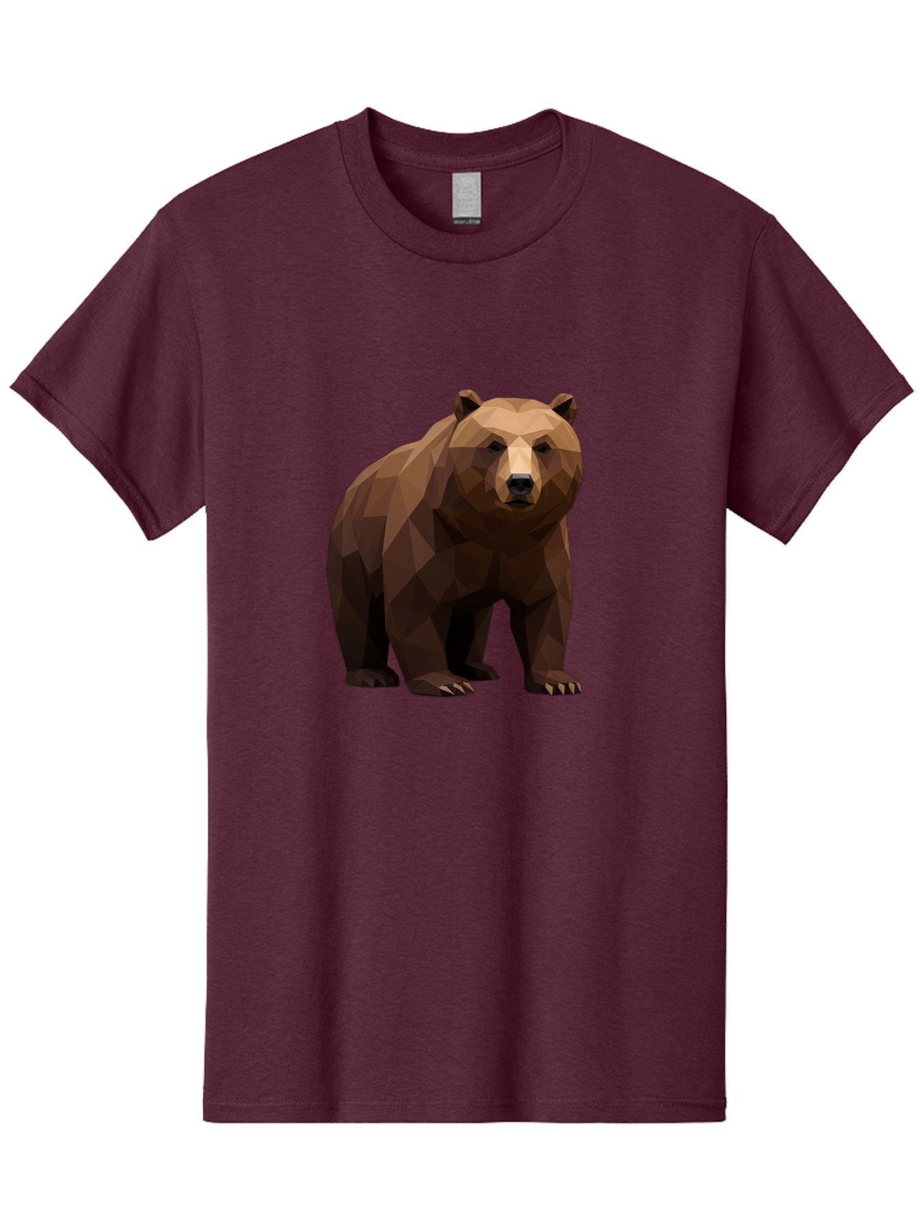 Geometric-Bear-2 Men'S Graphic Tee, 100% Cotton, Comfortable Casual Summer Wear, Machine Washable, Vintage Camera, Old Camera, Antique Camera, Black Camera, Classic Photography, Photography Equipment, Nostalgic Device, Film Camera, Camera Art Baf124 12