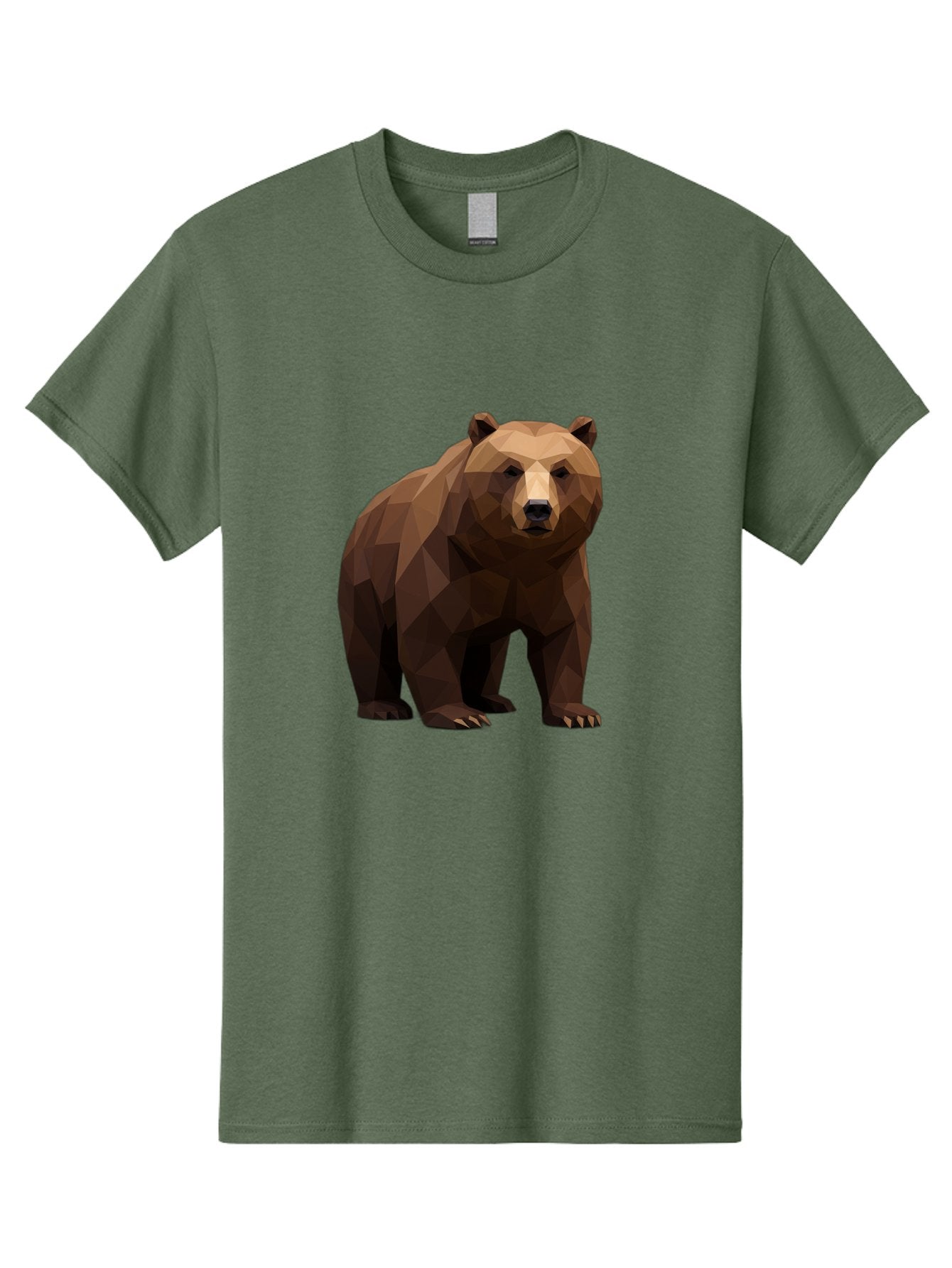 Geometric-Bear-2 Men'S Graphic Tee, 100% Cotton, Comfortable Casual Summer Wear, Machine Washable, Vintage Camera, Old Camera, Antique Camera, Black Camera, Classic Photography, Photography Equipment, Nostalgic Device, Film Camera, Camera Art Baf124 6