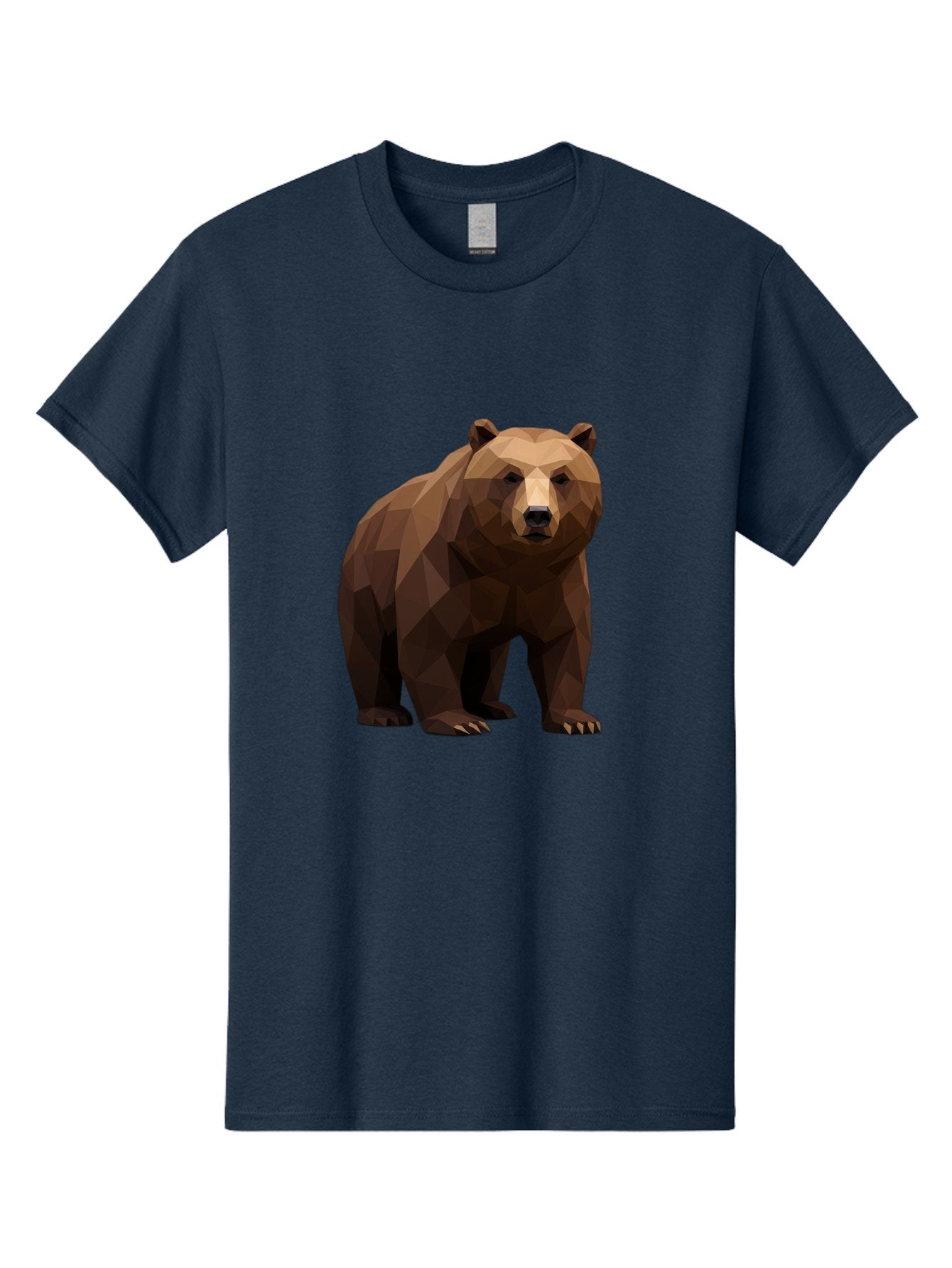 Geometric-Bear-2 Men'S Graphic Tee, 100% Cotton, Comfortable Casual Summer Wear, Machine Washable, Vintage Camera, Old Camera, Antique Camera, Black Camera, Classic Photography, Photography Equipment, Nostalgic Device, Film Camera, Camera Art Baf124 5