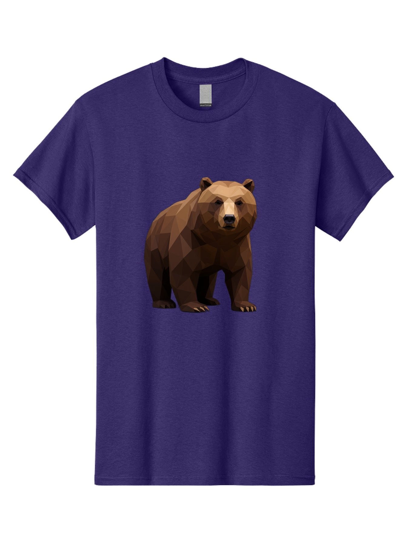 Geometric-Bear-2 Men'S Graphic Tee, 100% Cotton, Comfortable Casual Summer Wear, Machine Washable, Vintage Camera, Old Camera, Antique Camera, Black Camera, Classic Photography, Photography Equipment, Nostalgic Device, Film Camera, Camera Art Baf124 8