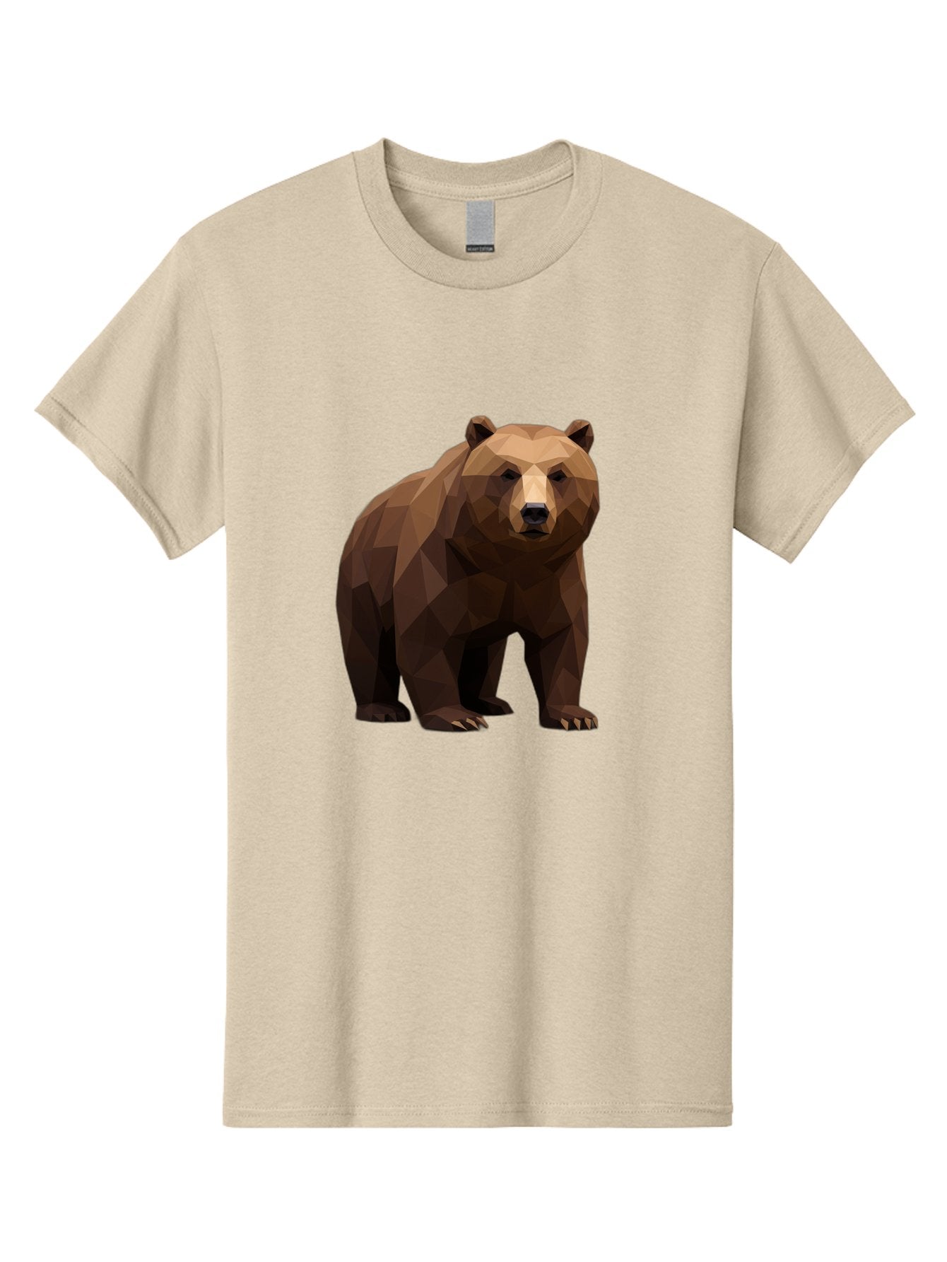 Geometric-Bear-2 Men'S Graphic Tee, 100% Cotton, Comfortable Casual Summer Wear, Machine Washable, Vintage Camera, Old Camera, Antique Camera, Black Camera, Classic Photography, Photography Equipment, Nostalgic Device, Film Camera, Camera Art Baf124 7
