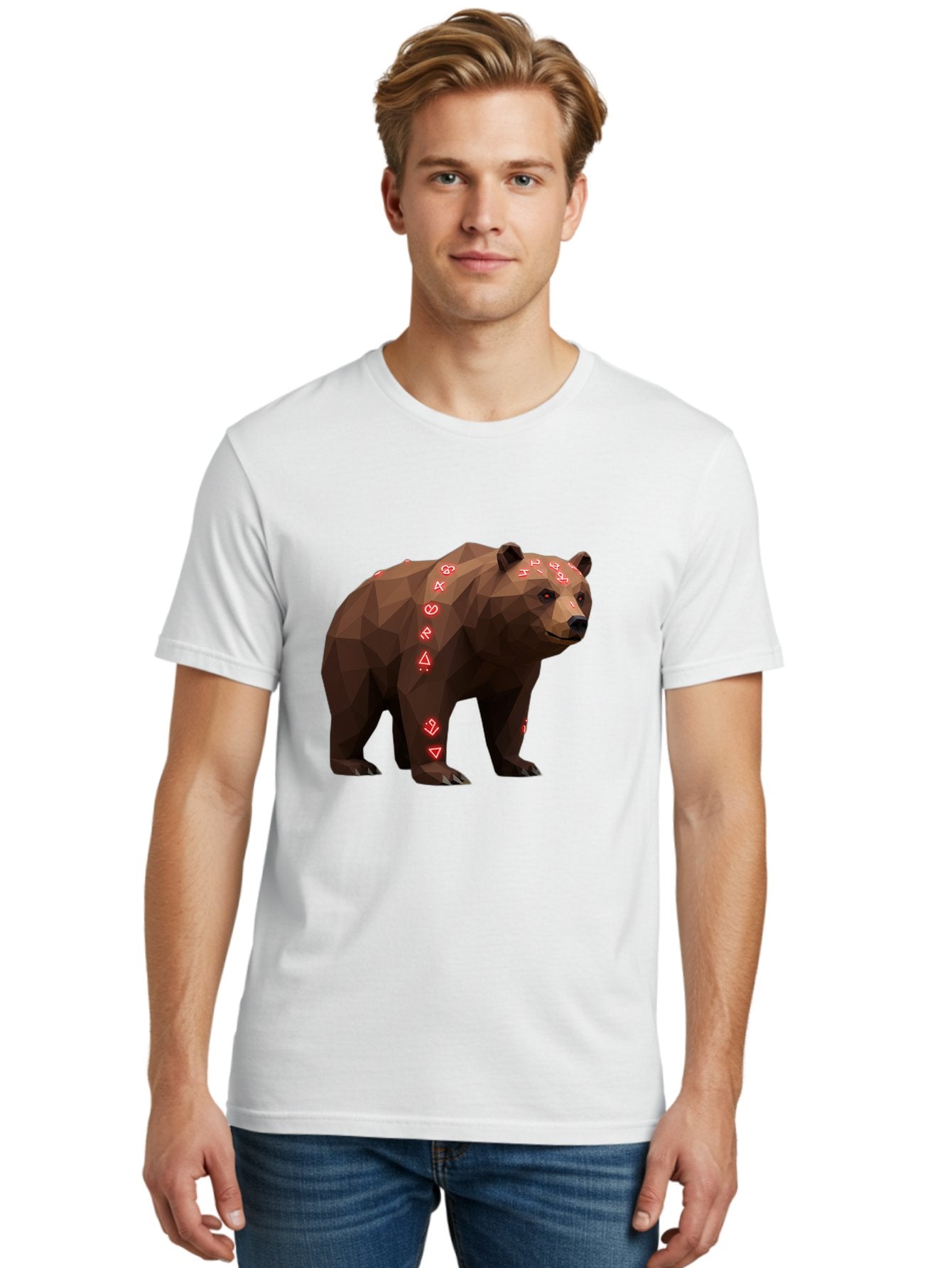Geometric-Bear Men'S Graphic Tee, 100% Cotton, Comfortable Casual Summer Wear, Machine Washable, Vintage Camera, Old Camera, Antique Camera, Black Camera, Classic Photography, Photography Equipment, Nostalgic Device, Film Camera, Camera Art Baf125 20