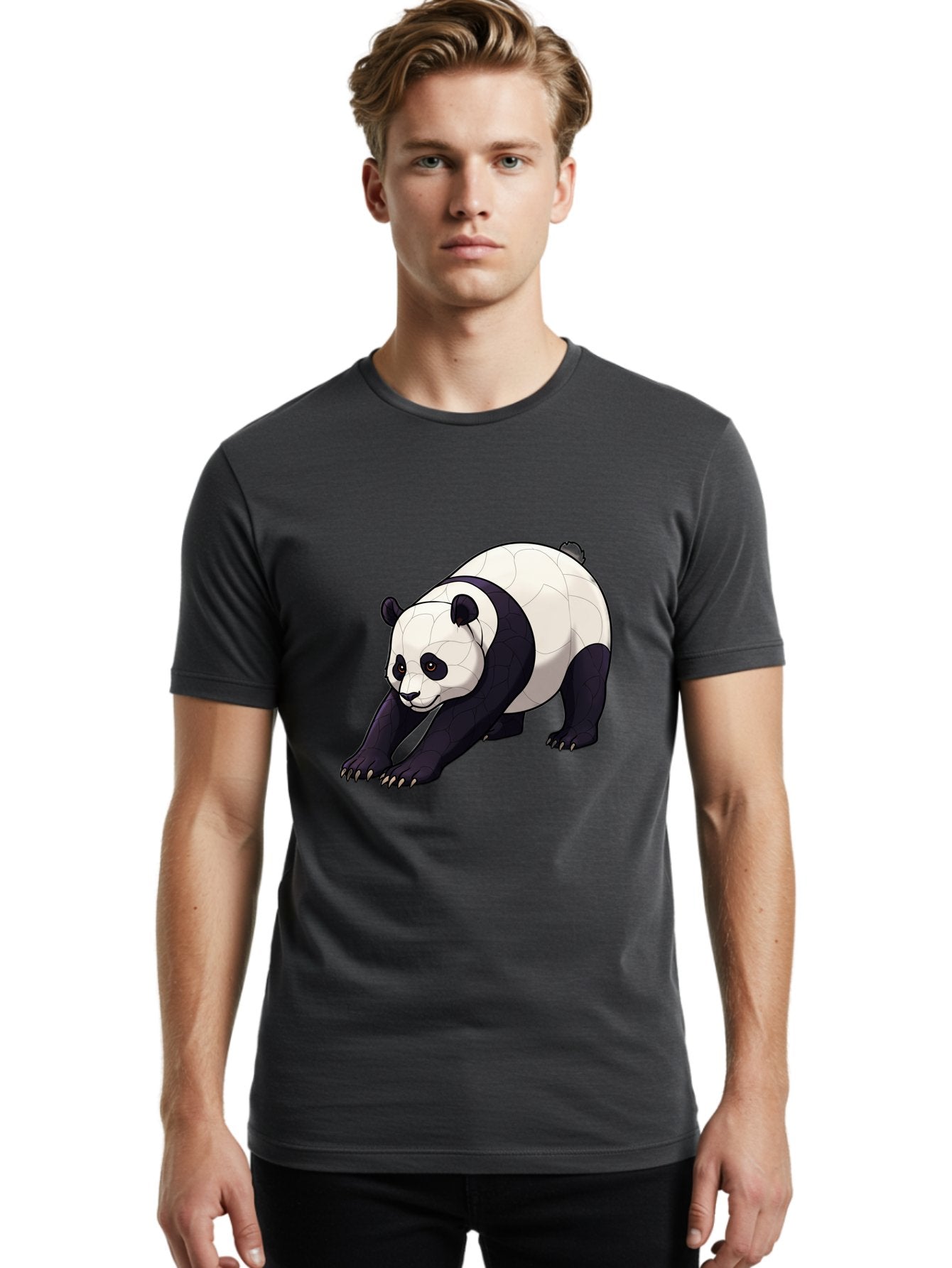 Giant-Panda Men'S Graphic Tee, 100% Cotton, Comfortable Casual Summer Wear, Machine Washable, Vintage Camera, Old Camera, Antique Camera, Black Camera, Classic Photography, Photography Equipment, Nostalgic Device, Film Camera, Camera Art Baf127 22