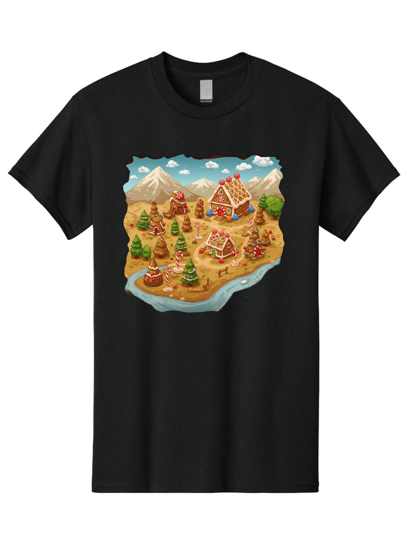 Gingerbread-Village Men'S Graphic Tee, 100% Cotton, Comfortable Casual Summer Wear, Machine Washable, Vintage Camera, Old Camera, Antique Camera, Black Camera, Classic Photography, Photography Equipment, Nostalgic Device, Film Camera, Baf129 13