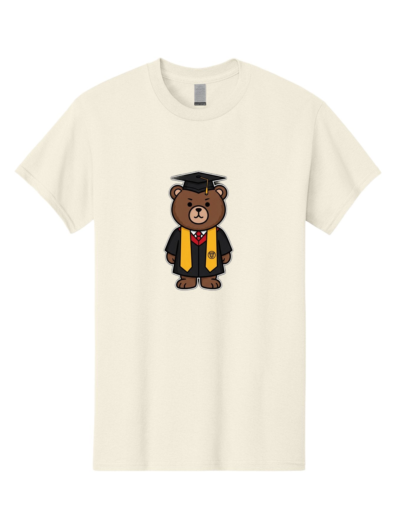 Graduation-Bear Men'S Graphic Tee, 100% Cotton, Comfortable Casual Summer Wear, Machine Washable, Vintage Camera, Old Camera, Antique Camera, Black Camera, Classic Photography, Photography Equipment, Nostalgic Device, Film Camera, Camera Art Baf134 15