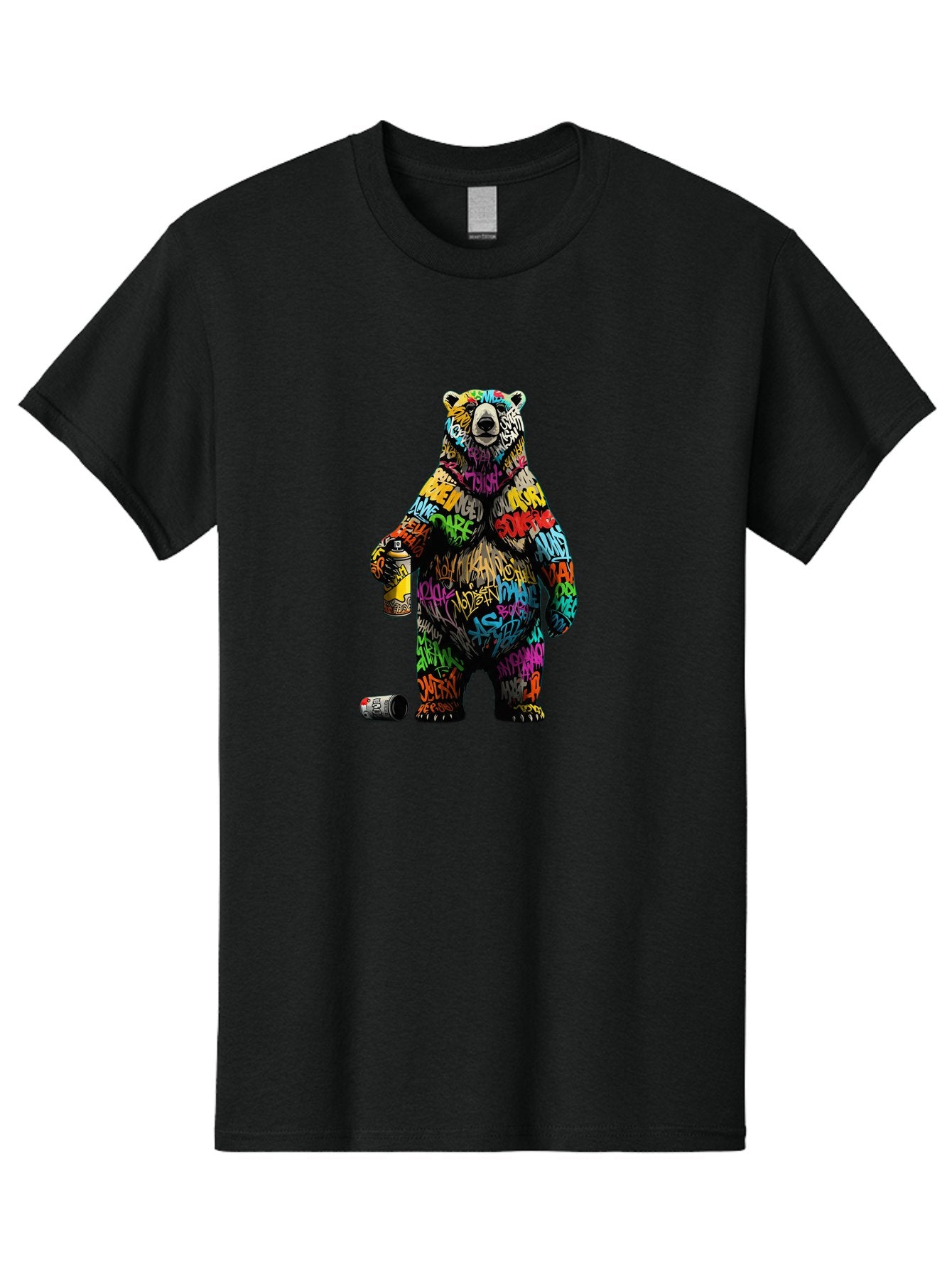 Graffiti-Bear Men'S Graphic Tee, 100% Cotton, Comfortable Casual Summer Wear, Machine Washable, Vintage Camera, Old Camera, Antique Camera, Black Camera, Classic Photography, Photography Equipment, Nostalgic Device, Film Camera, Camera Art Baf135 10