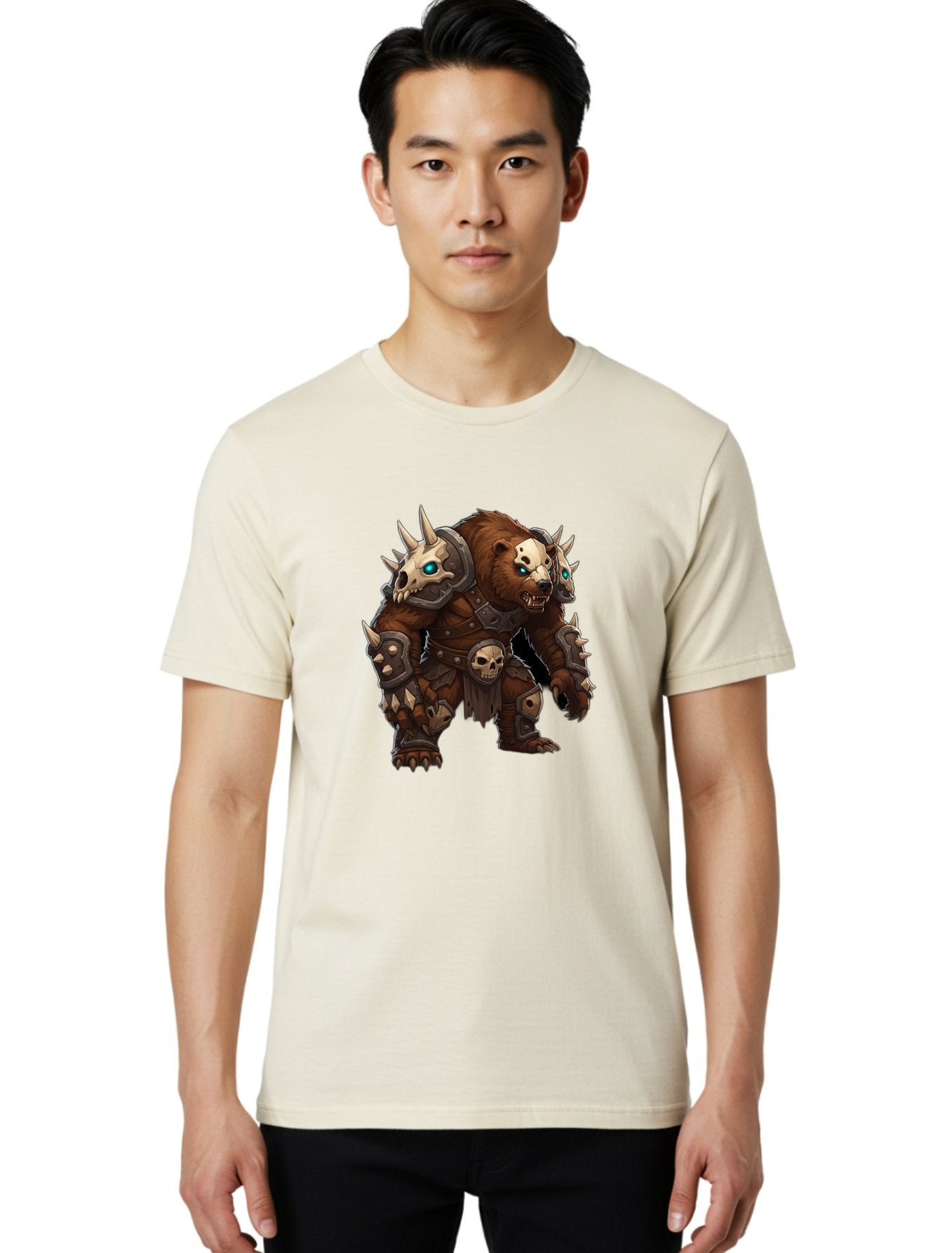 Grizzly-Terror Men'S Graphic Tee, 100% Cotton, Comfortable Casual Summer Wear, Machine Washable, Vintage Camera, Old Camera, Antique Camera, Black Camera, Classic Photography, Photography Equipment, Nostalgic Device, Film Camera, Camera Art Baf138 23