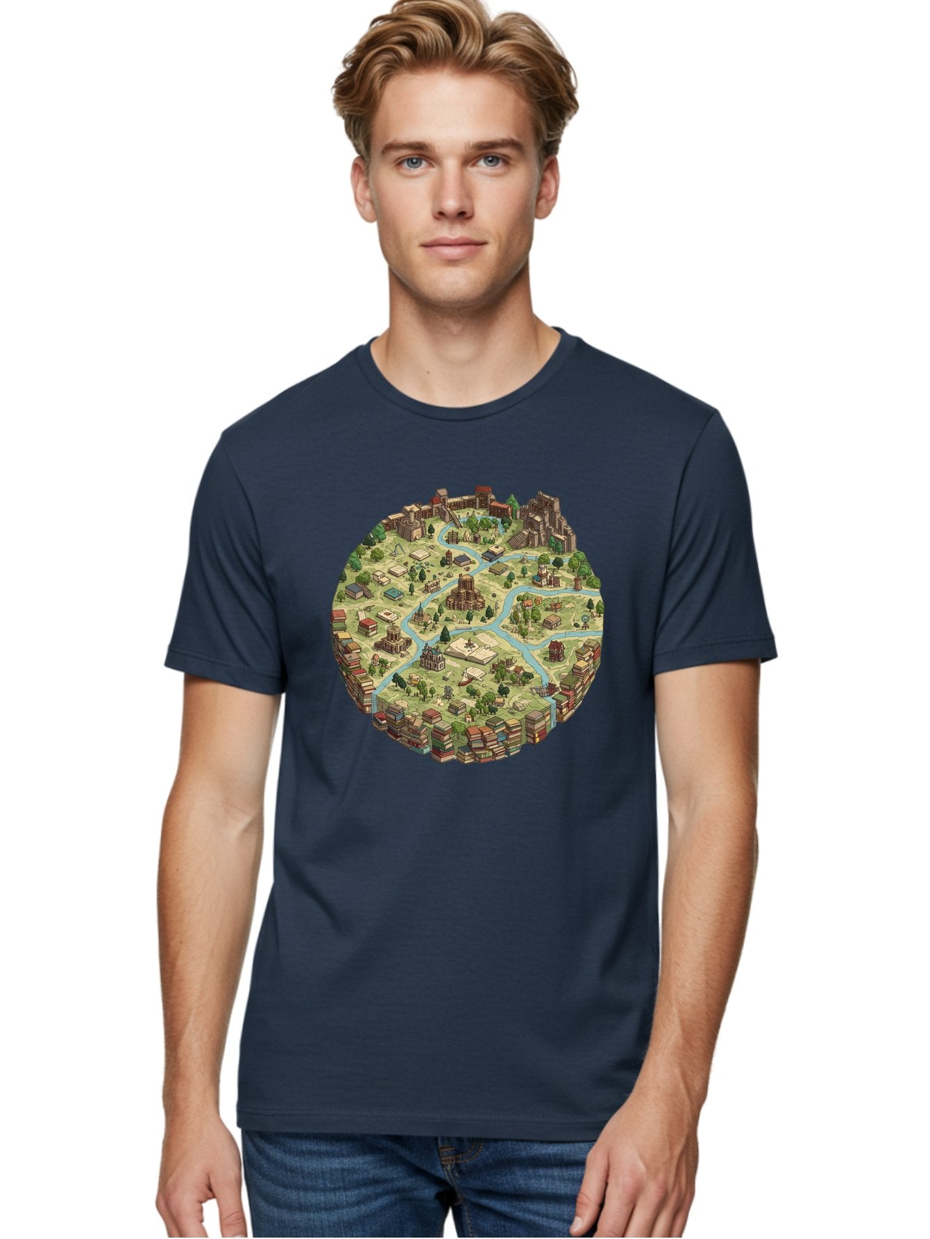 Isometric-Village Men'S Graphic Tee, 100% Cotton, Comfortable Casual Summer Wear, Machine Washable, Vintage Camera, Old Camera, Antique Camera, Black Camera, Classic Photography, Photography Equipment, Nostalgic Device, Film Camera, Camera Art Baf154 20