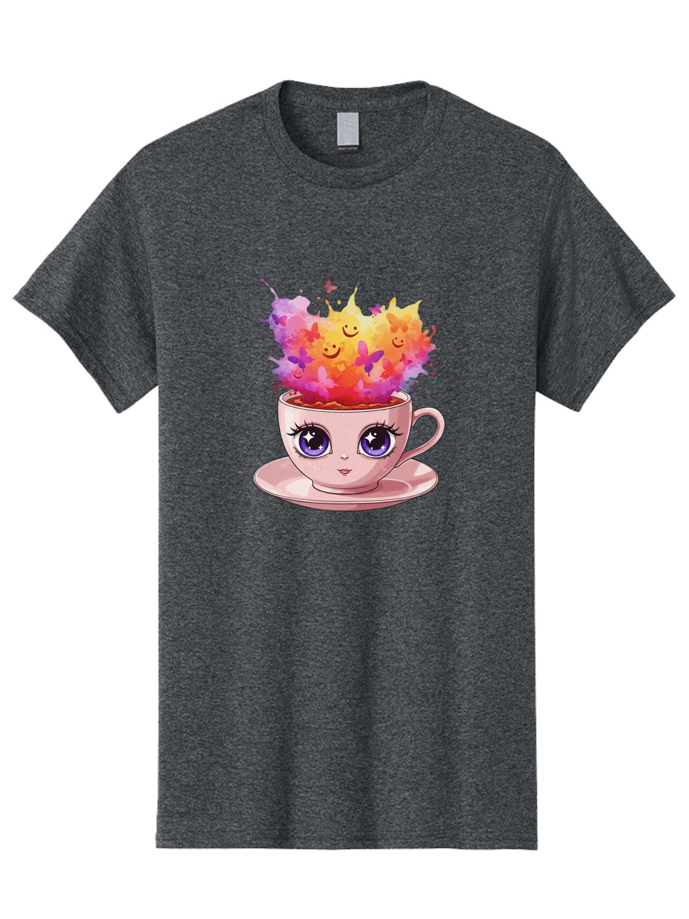 Kawaii-Coffee-Cup Men'S Graphic Tee, 100% Cotton, Comfortable Casual Summer Wear, Machine Washable, Vintage Camera, Old Camera, Antique Camera, Black Camera, Classic Photography, Photography Equipment, Nostalgic Device, Film Camera, Camera Art Baf158 15