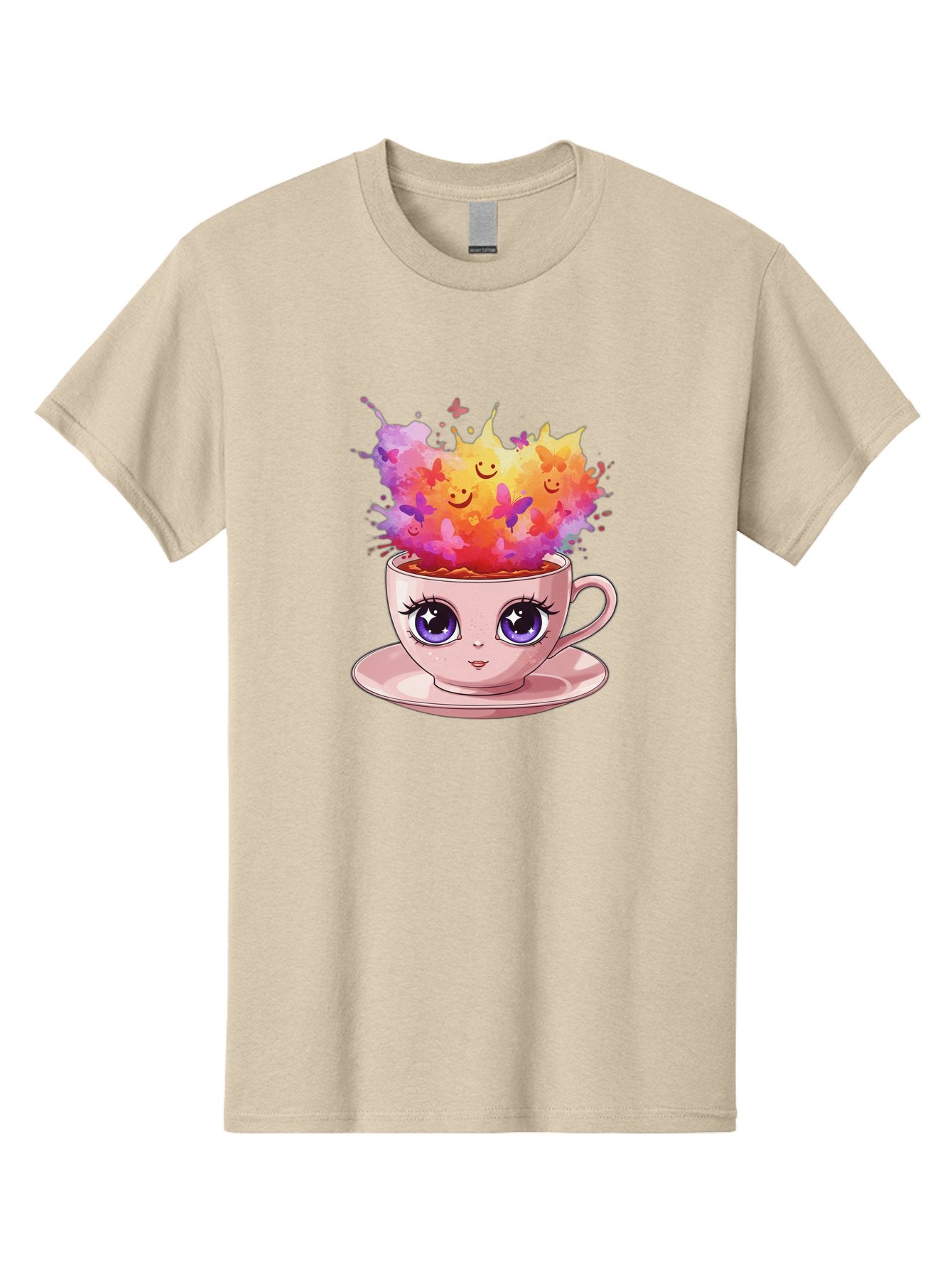 Kawaii-Coffee-Cup Men'S Graphic Tee, 100% Cotton, Comfortable Casual Summer Wear, Machine Washable, Vintage Camera, Old Camera, Antique Camera, Black Camera, Classic Photography, Photography Equipment, Nostalgic Device, Film Camera, Camera Art Baf158 3