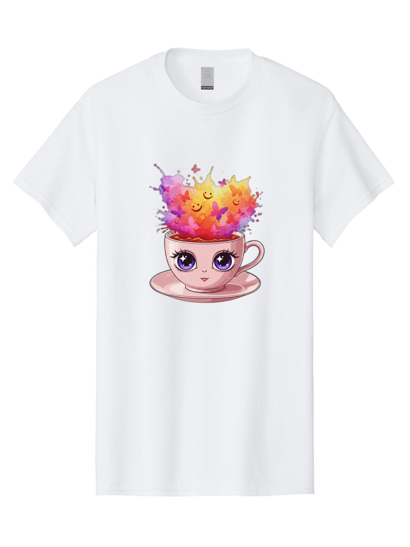 Kawaii-Coffee-Cup Men'S Graphic Tee, 100% Cotton, Comfortable Casual Summer Wear, Machine Washable, Vintage Camera, Old Camera, Antique Camera, Black Camera, Classic Photography, Photography Equipment, Nostalgic Device, Film Camera, Camera Art Baf158 7