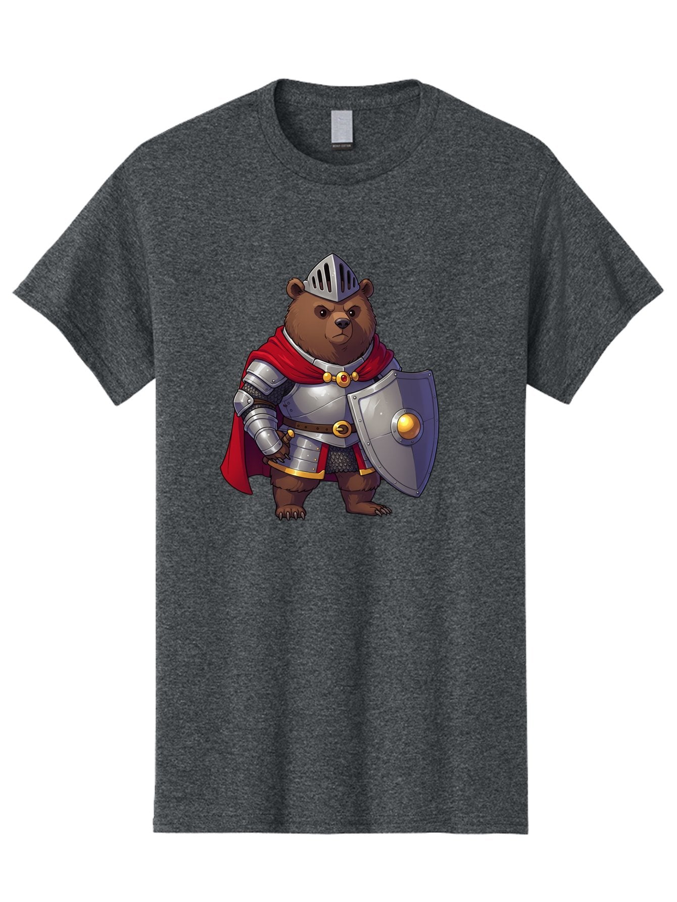 Knight-Bear-2 Men'S Graphic Tee, 100% Cotton, Comfortable Casual Summer Wear, Machine Washable, Vintage Camera, Old Camera, Antique Camera, Black Camera, Classic Photography, Photography Equipment, Nostalgic Device, Film Camera, Camera Art Baf166 15