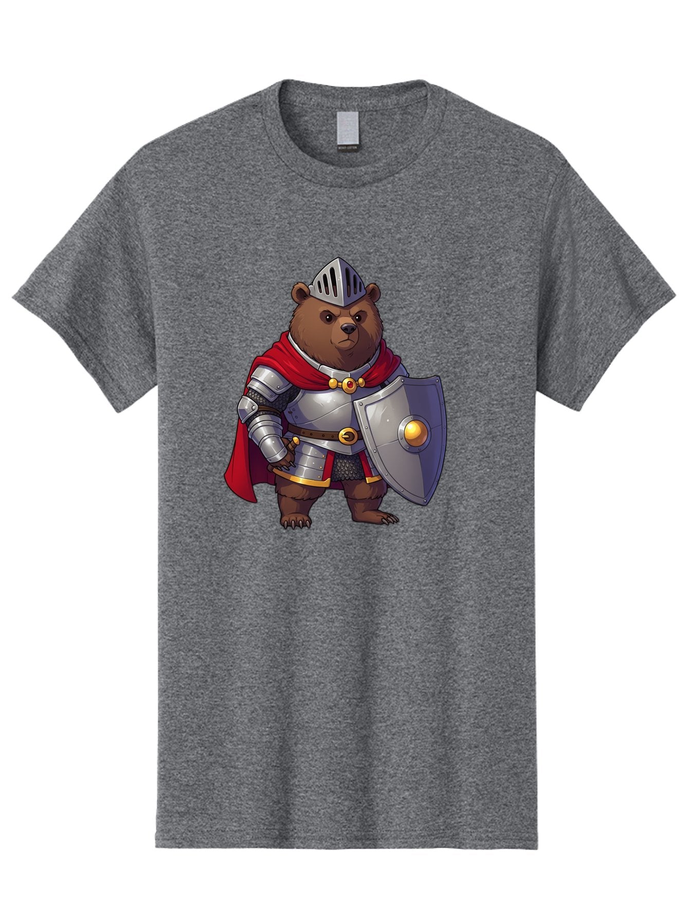 Knight-Bear-2 Men'S Graphic Tee, 100% Cotton, Comfortable Casual Summer Wear, Machine Washable, Vintage Camera, Old Camera, Antique Camera, Black Camera, Classic Photography, Photography Equipment, Nostalgic Device, Film Camera, Camera Art Baf166 9