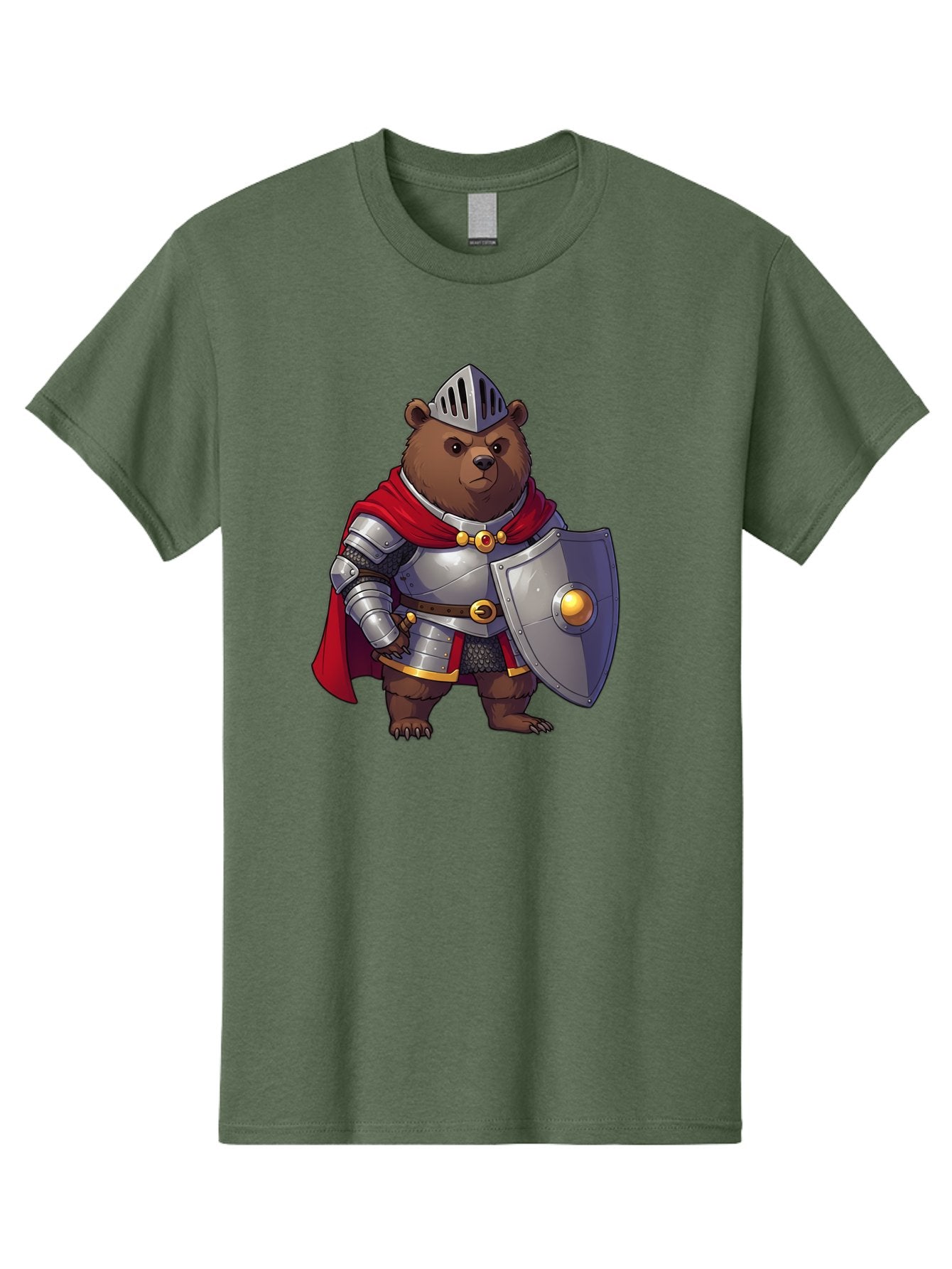 Knight-Bear-2 Men'S Graphic Tee, 100% Cotton, Comfortable Casual Summer Wear, Machine Washable, Vintage Camera, Old Camera, Antique Camera, Black Camera, Classic Photography, Photography Equipment, Nostalgic Device, Film Camera, Camera Art Baf166 3