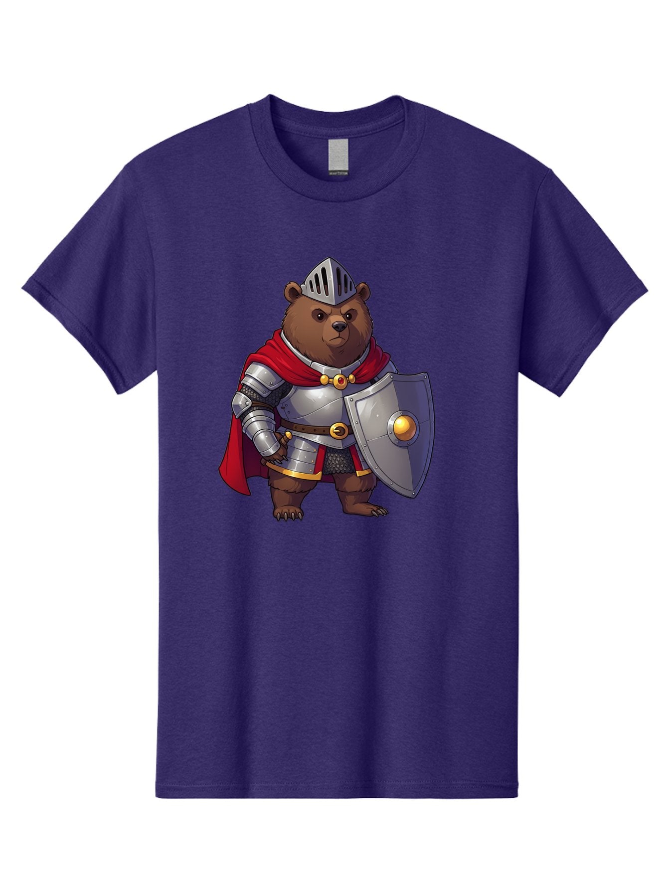 Knight-Bear-2 Men'S Graphic Tee, 100% Cotton, Comfortable Casual Summer Wear, Machine Washable, Vintage Camera, Old Camera, Antique Camera, Black Camera, Classic Photography, Photography Equipment, Nostalgic Device, Film Camera, Camera Art Baf166 11