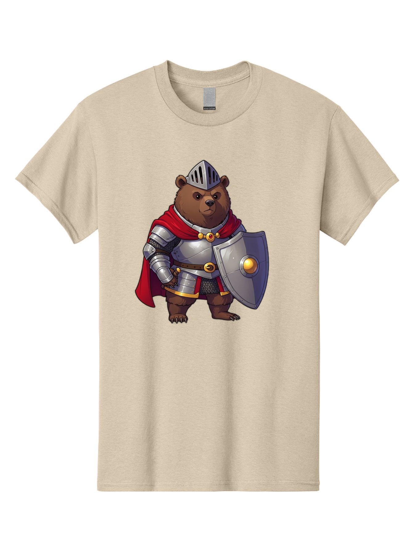 Knight-Bear-2 Men'S Graphic Tee, 100% Cotton, Comfortable Casual Summer Wear, Machine Washable, Vintage Camera, Old Camera, Antique Camera, Black Camera, Classic Photography, Photography Equipment, Nostalgic Device, Film Camera, Camera Art Baf166 13