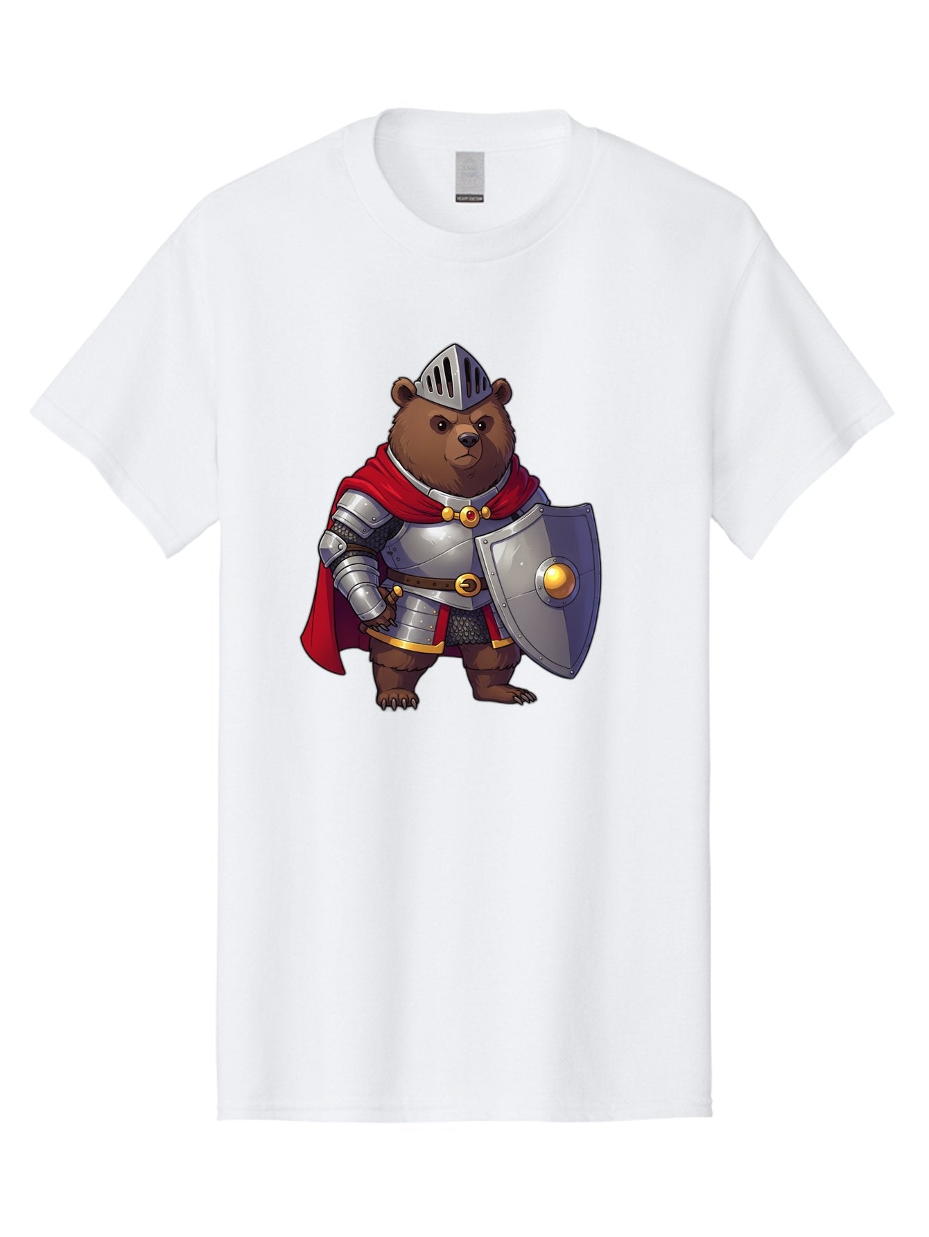 Knight-Bear-2 Men'S Graphic Tee, 100% Cotton, Comfortable Casual Summer Wear, Machine Washable, Vintage Camera, Old Camera, Antique Camera, Black Camera, Classic Photography, Photography Equipment, Nostalgic Device, Film Camera, Camera Art Baf166 12