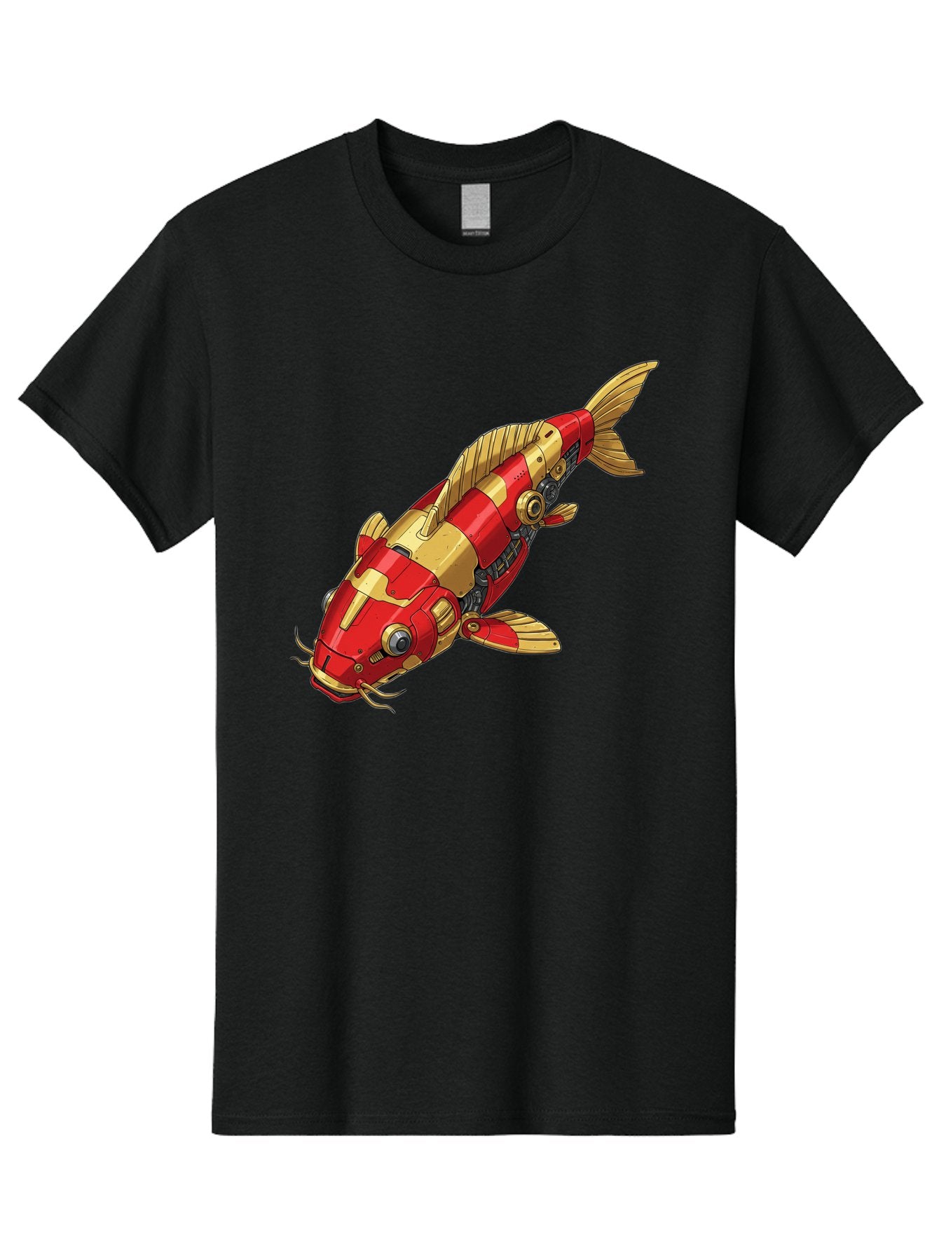 Koi-Fish-Robot Men'S Graphic Tee, 100% Cotton, Comfortable Casual Summer Wear, Machine Washable, Vintage Camera, Old Camera, Antique Camera, Black Camera, Classic Photography, Photography Equipment, Nostalgic Device, Film Camera, Camera Art Baf173 6