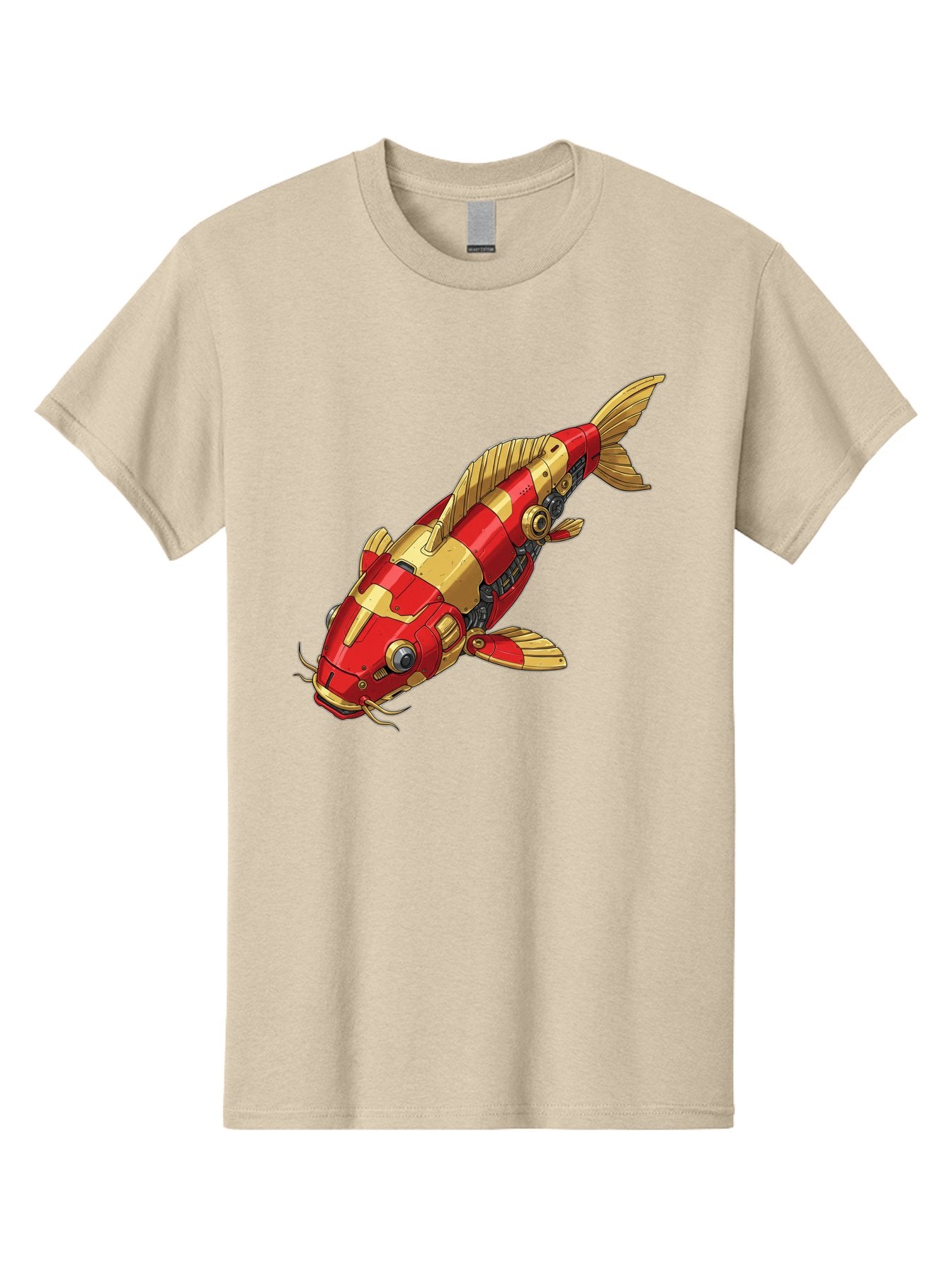 Koi-Fish-Robot Men'S Graphic Tee, 100% Cotton, Comfortable Casual Summer Wear, Machine Washable, Vintage Camera, Old Camera, Antique Camera, Black Camera, Classic Photography, Photography Equipment, Nostalgic Device, Film Camera, Camera Art Baf173