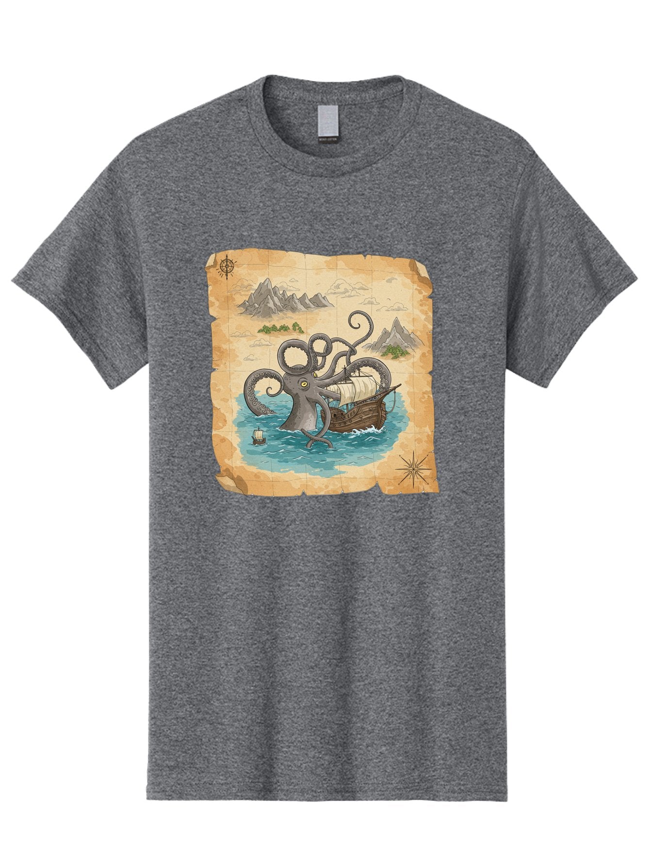Kraken-Attack Men'S Graphic Tee, 100% Cotton, Comfortable Casual Summer Wear, Machine Washable, Vintage Camera, Old Camera, Antique Camera, Black Camera, Classic Photography, Photography Equipment, Nostalgic Device, Film Camera, Camera Art Baf175 7
