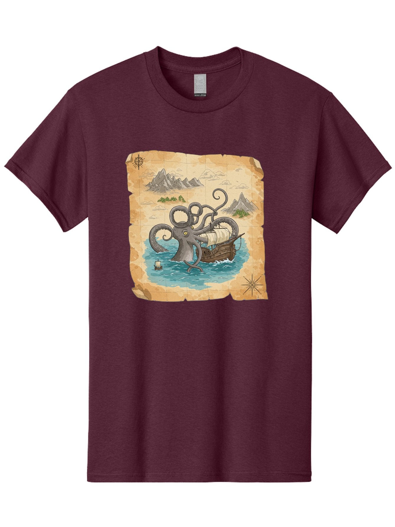 Kraken-Attack Men'S Graphic Tee, 100% Cotton, Comfortable Casual Summer Wear, Machine Washable, Vintage Camera, Old Camera, Antique Camera, Black Camera, Classic Photography, Photography Equipment, Nostalgic Device, Film Camera, Camera Art Baf175 12