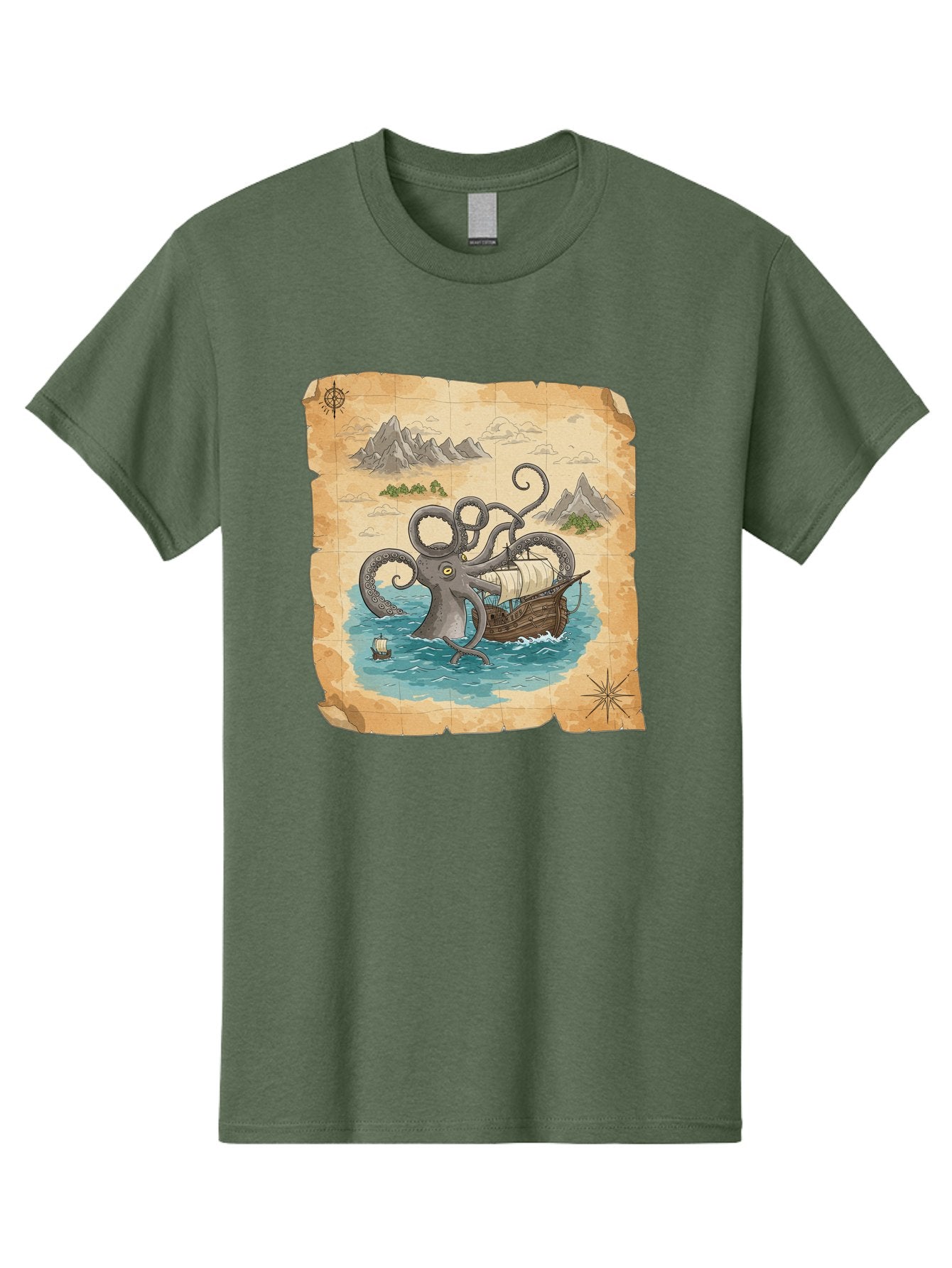 Kraken-Attack Men'S Graphic Tee, 100% Cotton, Comfortable Casual Summer Wear, Machine Washable, Vintage Camera, Old Camera, Antique Camera, Black Camera, Classic Photography, Photography Equipment, Nostalgic Device, Film Camera, Camera Art Baf175 15