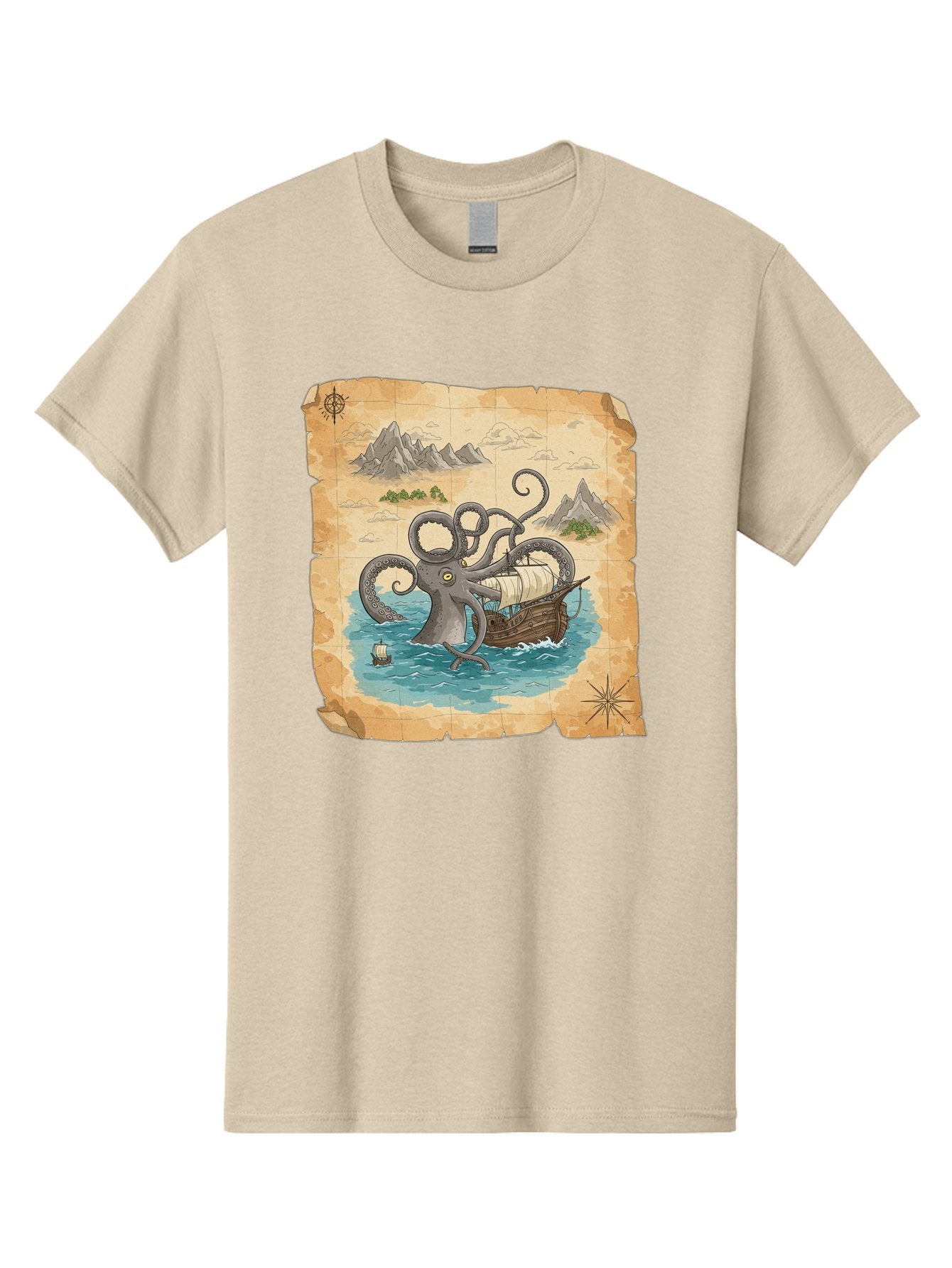 Kraken-Attack Men'S Graphic Tee, 100% Cotton, Comfortable Casual Summer Wear, Machine Washable, Vintage Camera, Old Camera, Antique Camera, Black Camera, Classic Photography, Photography Equipment, Nostalgic Device, Film Camera, Camera Art Baf175