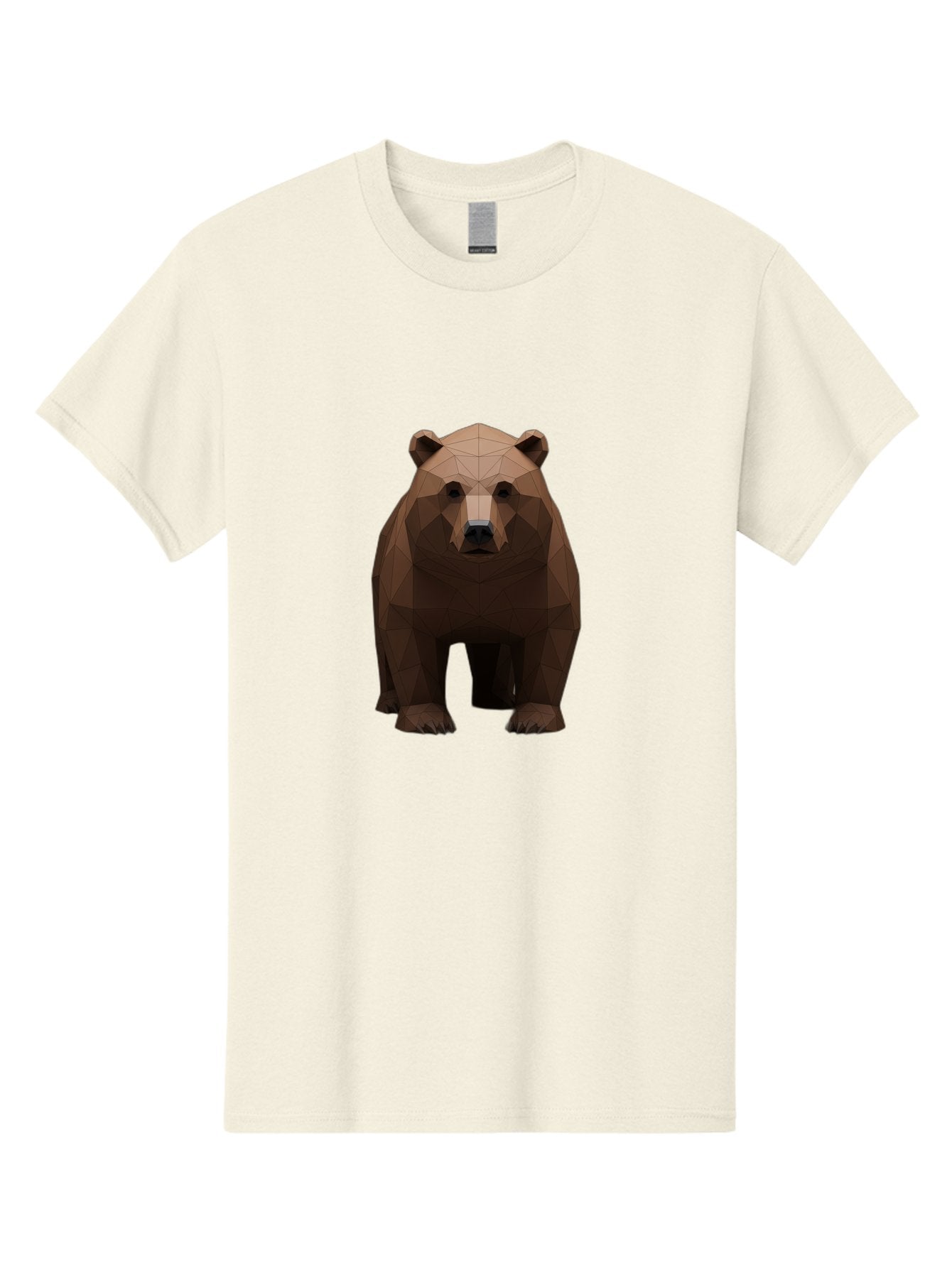 Low-Poly-Bear-1 Men'S Graphic Tee, 100% Cotton, Comfortable Casual Summer Wear, Machine Washable, Vintage Camera, Old Camera, Antique Camera, Black Camera, Classic Photography, Photography Equipment, Nostalgic Device, Film Camera, Camera Art Baf184 7