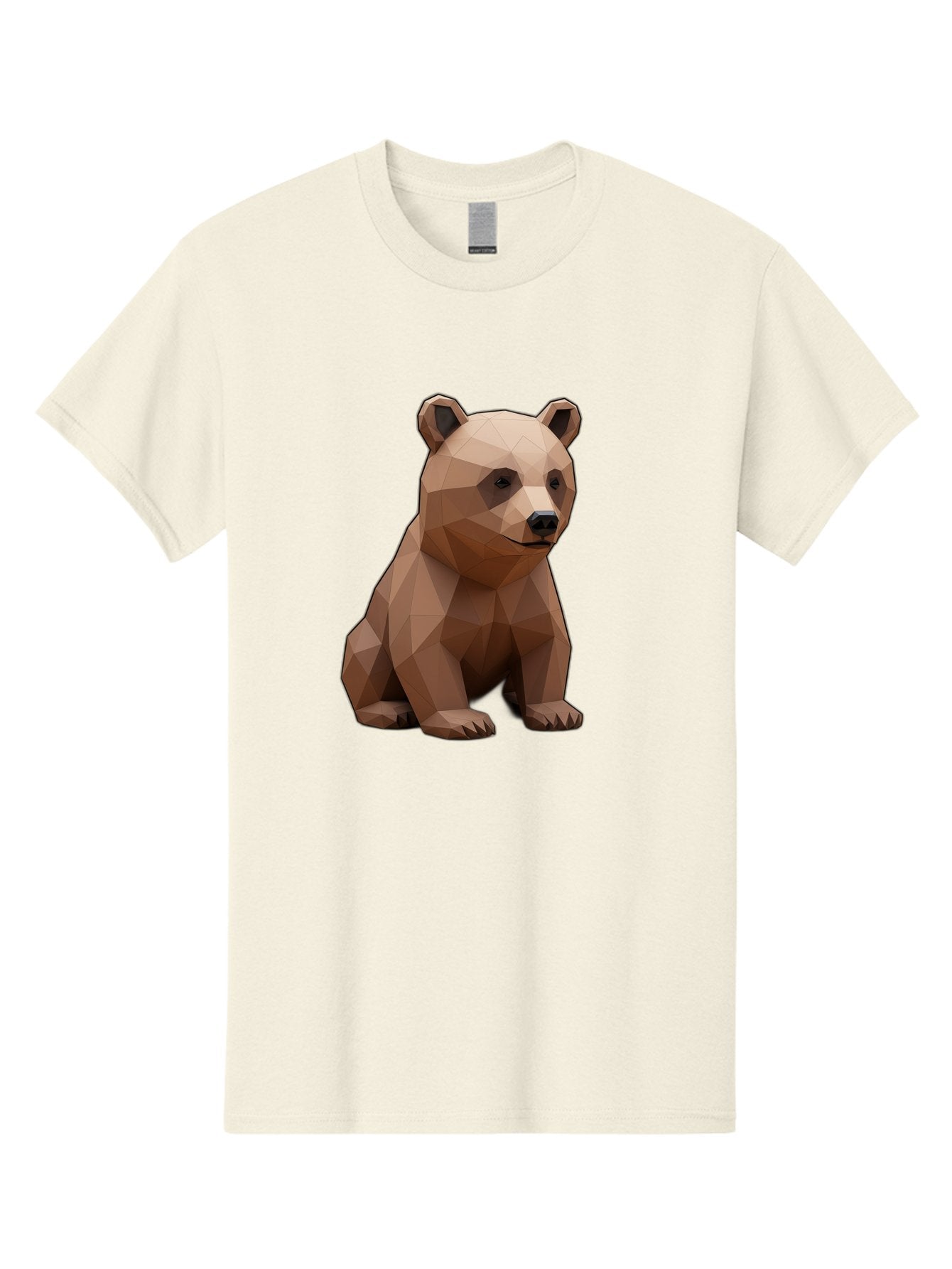 Low-Poly-Bear-3 Men'S Graphic Tee, 100% Cotton, Comfortable Casual Summer Wear, Machine Washable, Vintage Camera, Old Camera, Antique Camera, Black Camera, Classic Photography, Photography Equipment, Nostalgic Device, Film Camera, Camera Art Baf186 14