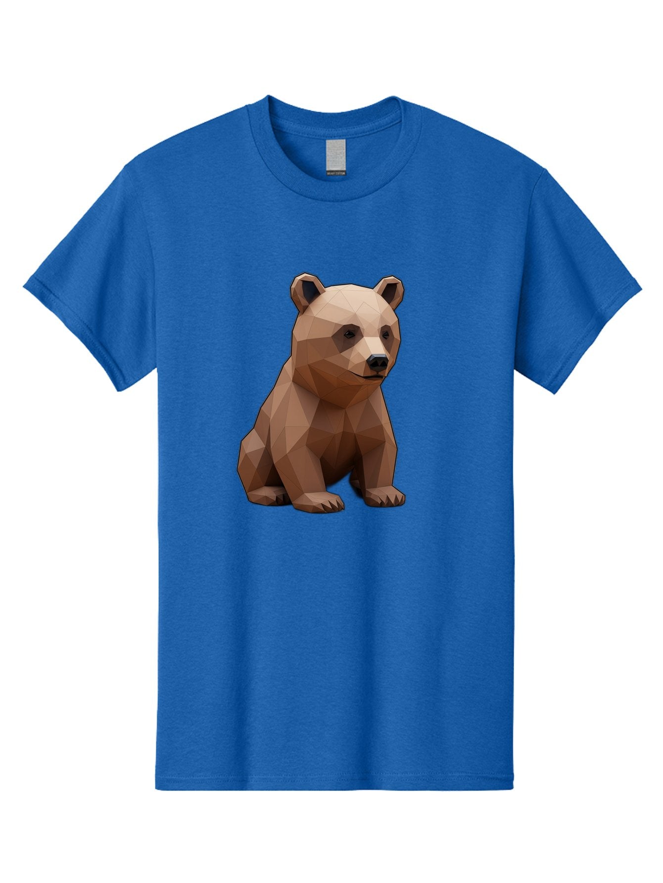 Low-Poly-Bear-3 Men'S Graphic Tee, 100% Cotton, Comfortable Casual Summer Wear, Machine Washable, Vintage Camera, Old Camera, Antique Camera, Black Camera, Classic Photography, Photography Equipment, Nostalgic Device, Film Camera, Camera Art Baf186 10