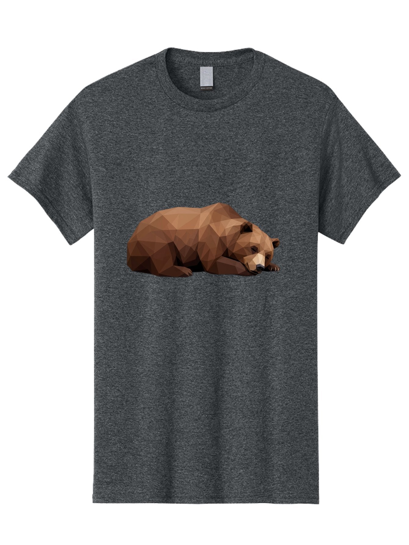 Low-Poly-Bear-6 Men'S Graphic Tee, 100% Cotton, Comfortable Casual Summer Wear, Machine Washable, Vintage Camera, Old Camera, Antique Camera, Black Camera, Classic Photography, Photography Equipment, Nostalgic Device, Film Camera, Camera Art Baf189 12