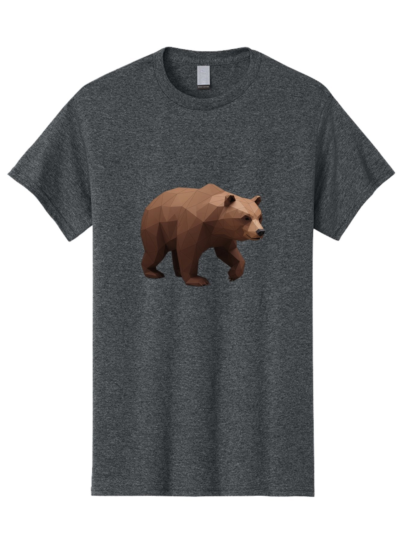 Low-Poly-Brown-Bear Men'S Graphic Tee, 100% Cotton, Comfortable Casual Summer Wear, Machine Washable, Vintage Camera, Old Camera, Antique Camera, Black Camera, Classic Photography, Photography Equipment, Nostalgic Device, Film Camera, Baf194 14