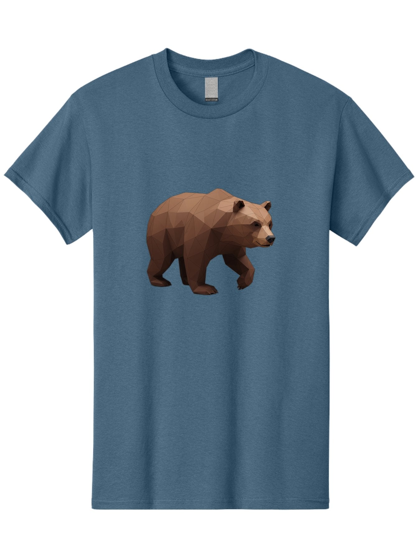 Low-Poly-Brown-Bear Men'S Graphic Tee, 100% Cotton, Comfortable Casual Summer Wear, Machine Washable, Vintage Camera, Old Camera, Antique Camera, Black Camera, Classic Photography, Photography Equipment, Nostalgic Device, Film Camera, Baf194 6