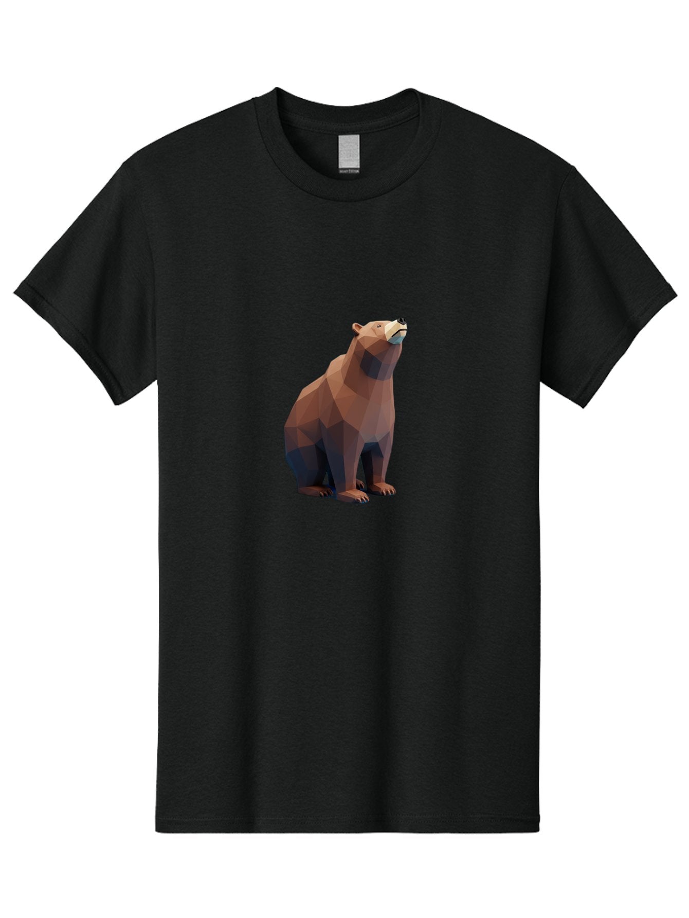 Lowpoly-Bear Men'S Graphic Tee, 100% Cotton, Comfortable Casual Summer Wear, Machine Washable, Vintage Camera, Old Camera, Antique Camera, Black Camera, Classic Photography, Photography Equipment, Nostalgic Device, Film Camera, Camera Art Baf196 4