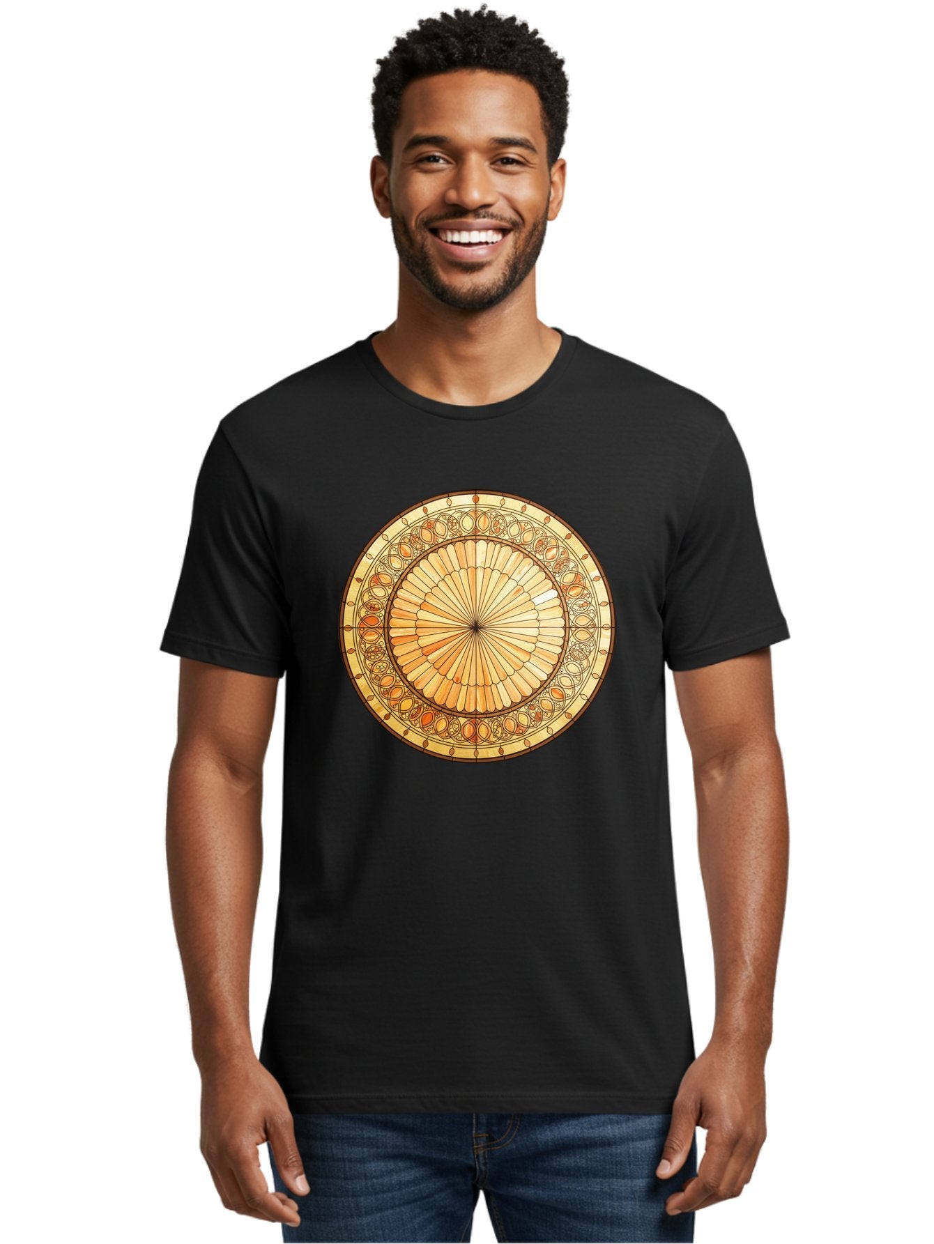 Mandala-Design Men'S Graphic Tee, 100% Cotton, Comfortable Casual Summer Wear, Machine Washable, Vintage Camera, Old Camera, Antique Camera, Black Camera, Classic Photography, Photography Equipment, Nostalgic Device, Film Camera, Camera Art Baf200 20