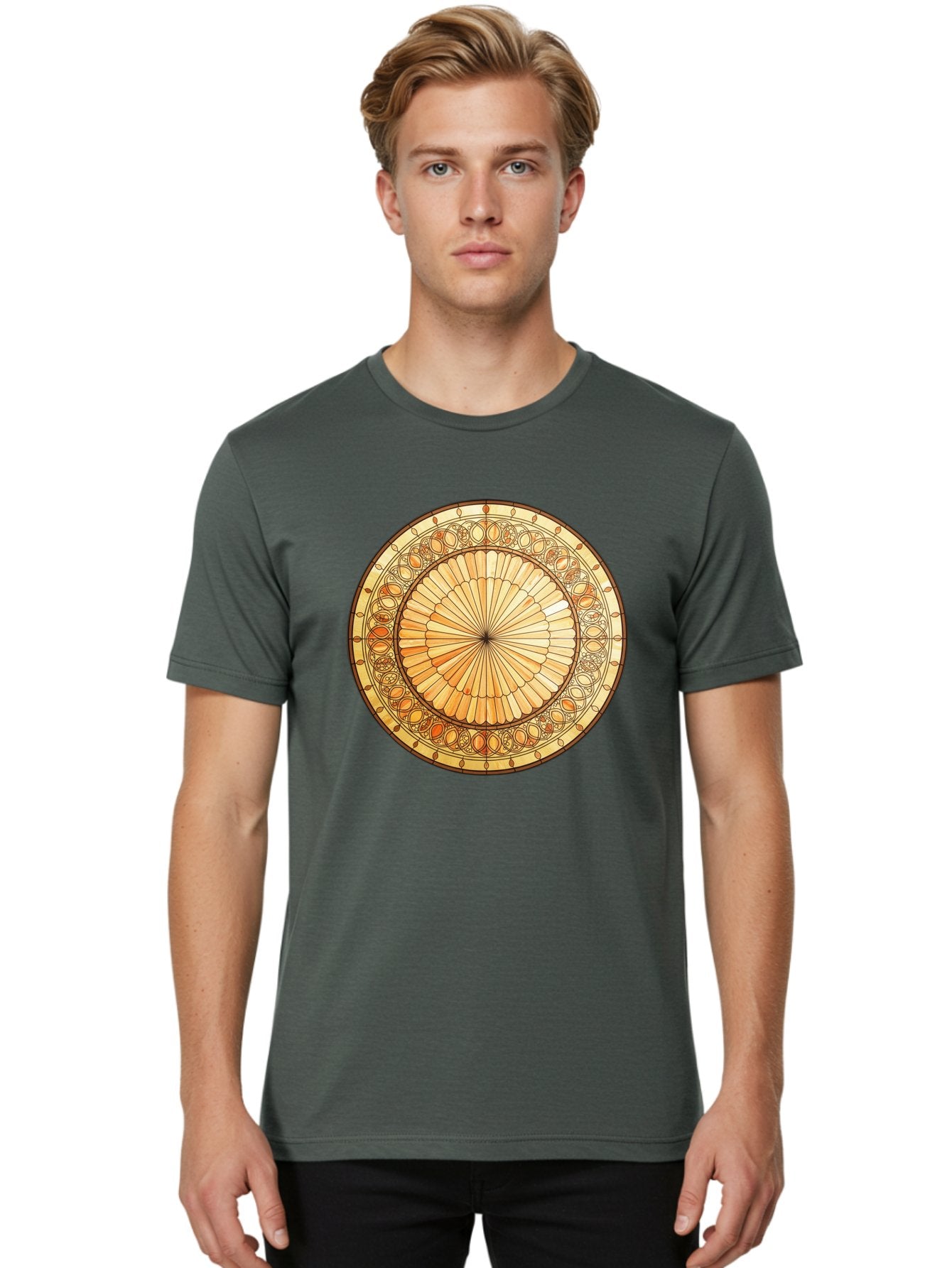 Mandala-Design Men'S Graphic Tee, 100% Cotton, Comfortable Casual Summer Wear, Machine Washable, Vintage Camera, Old Camera, Antique Camera, Black Camera, Classic Photography, Photography Equipment, Nostalgic Device, Film Camera, Camera Art Baf200 21