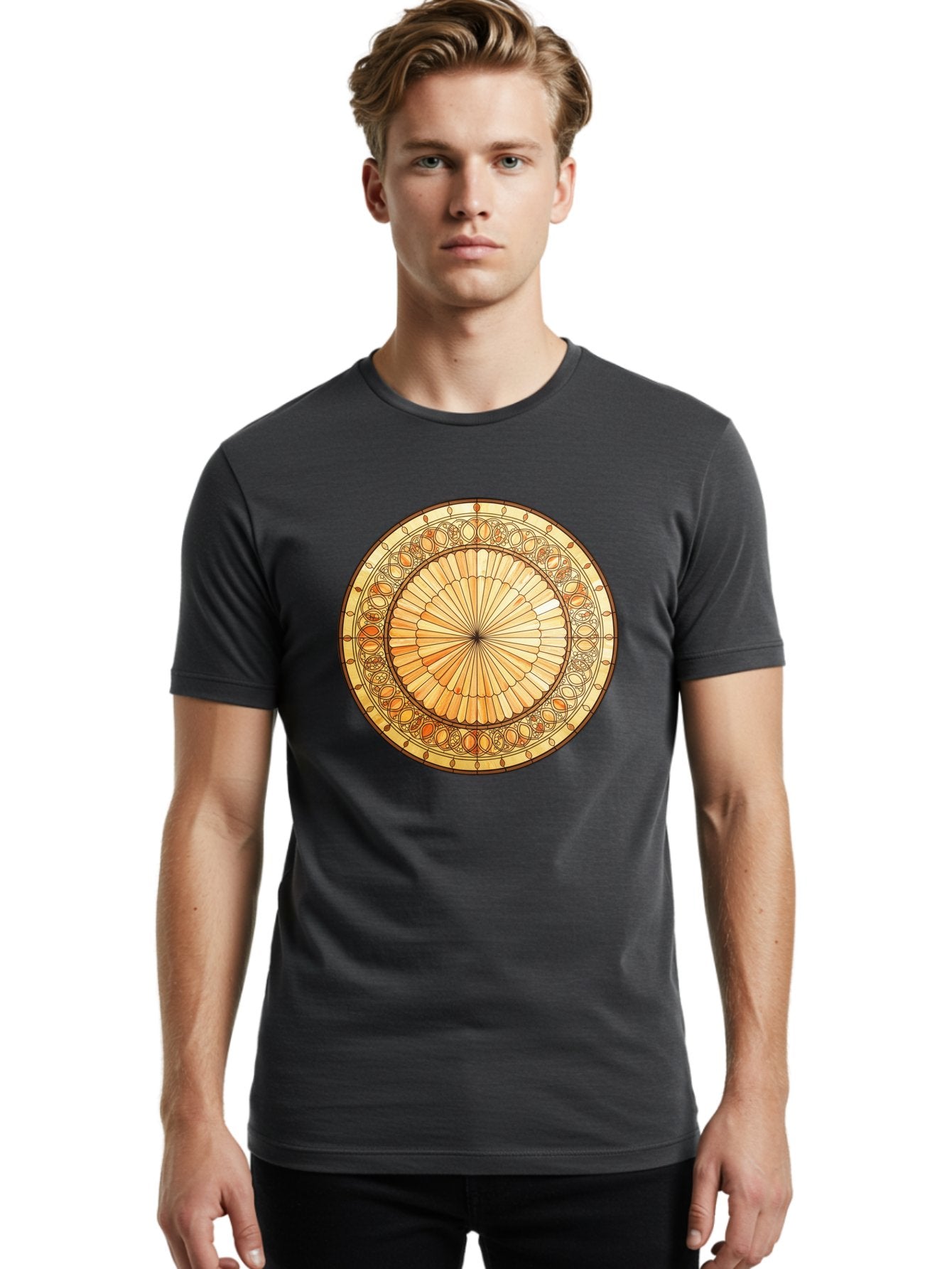 Mandala-Design Men'S Graphic Tee, 100% Cotton, Comfortable Casual Summer Wear, Machine Washable, Vintage Camera, Old Camera, Antique Camera, Black Camera, Classic Photography, Photography Equipment, Nostalgic Device, Film Camera, Camera Art Baf200 28