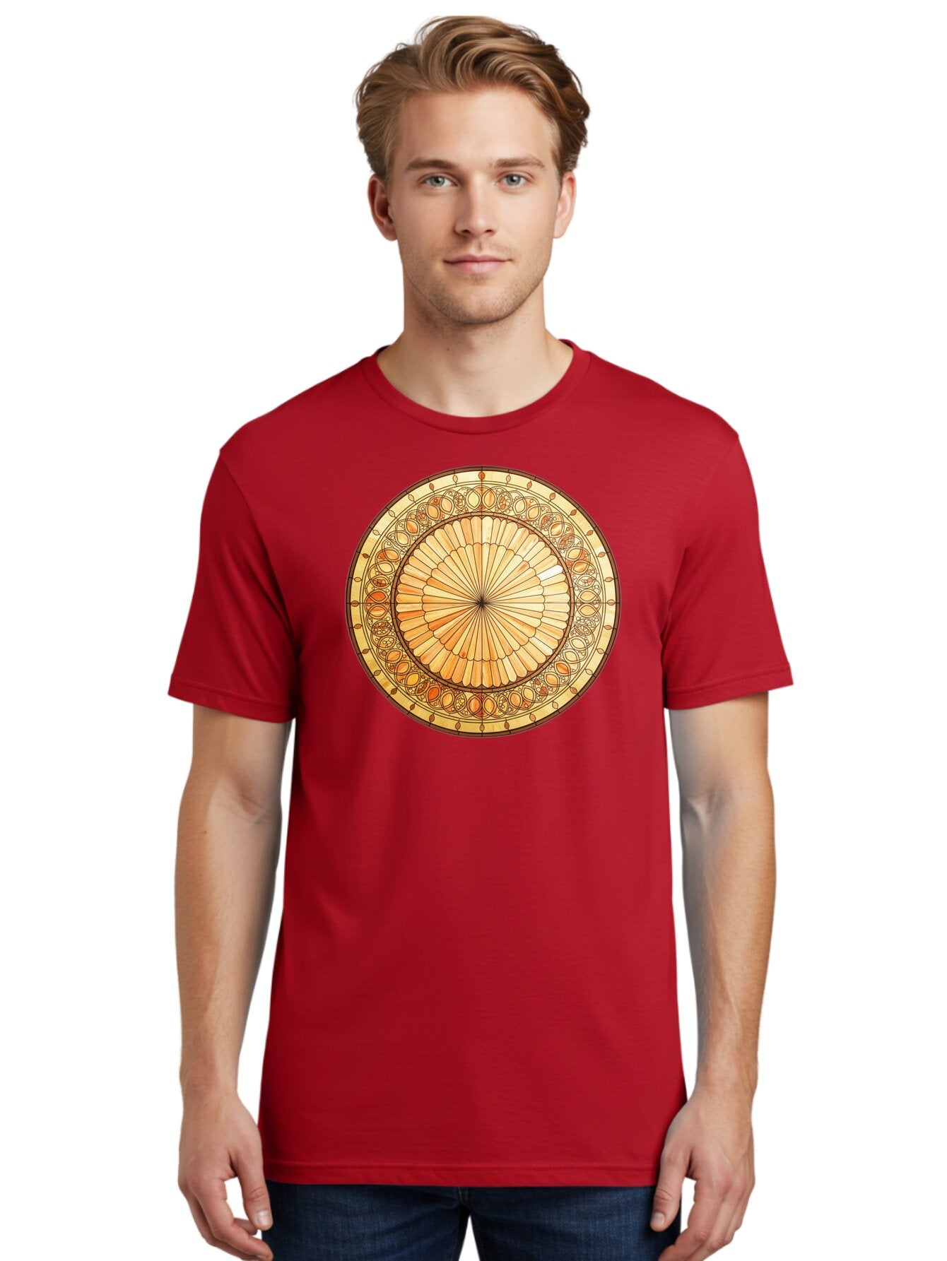 Mandala-Design Men'S Graphic Tee, 100% Cotton, Comfortable Casual Summer Wear, Machine Washable, Vintage Camera, Old Camera, Antique Camera, Black Camera, Classic Photography, Photography Equipment, Nostalgic Device, Film Camera, Camera Art Baf200 25