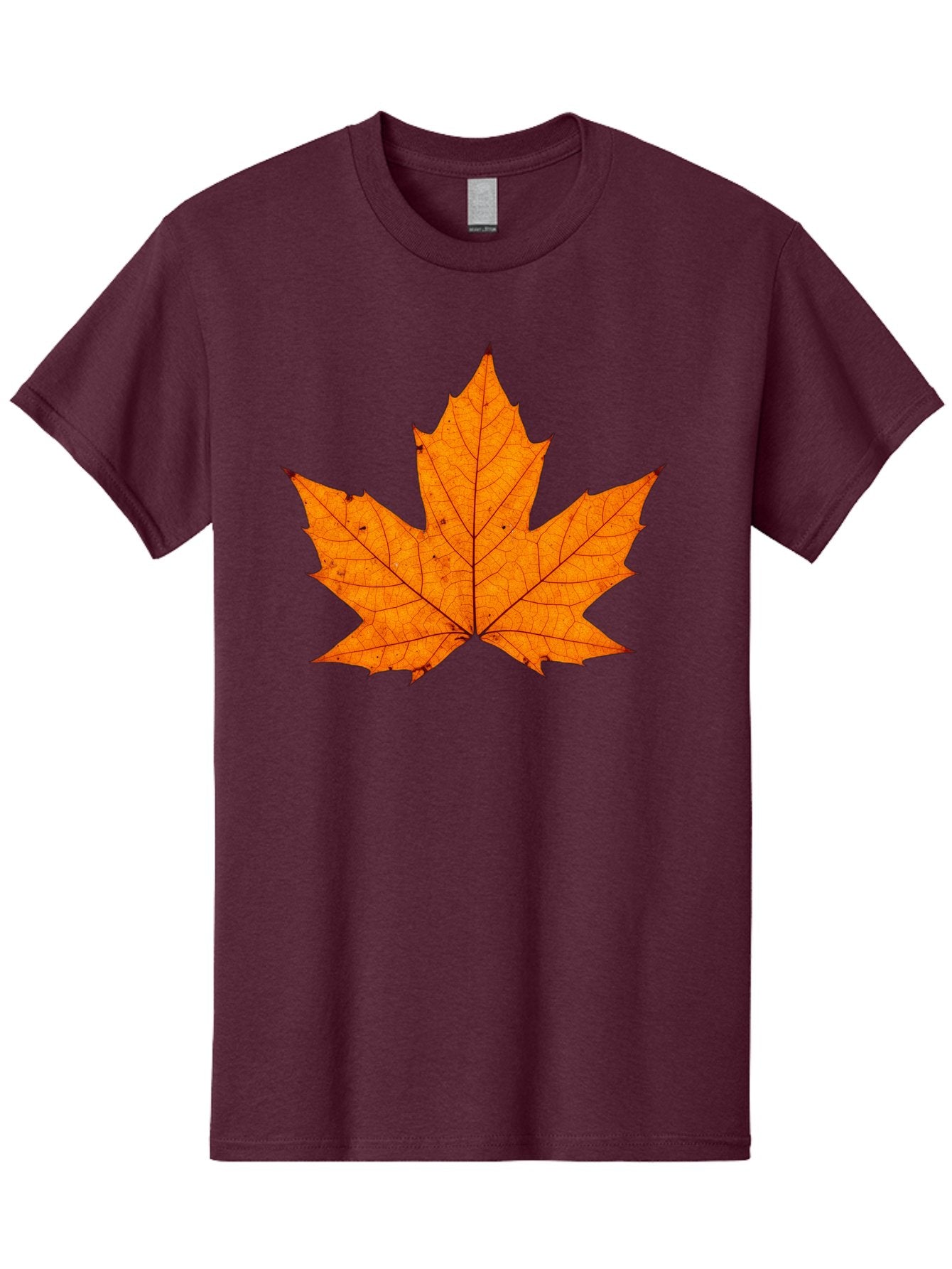Maple-Leaf-2 Men'S Graphic Tee, 100% Cotton, Comfortable Casual Summer Wear, Machine Washable, Vintage Camera, Old Camera, Antique Camera, Black Camera, Classic Photography, Photography Equipment, Nostalgic Device, Film Camera, Camera Art Baf202