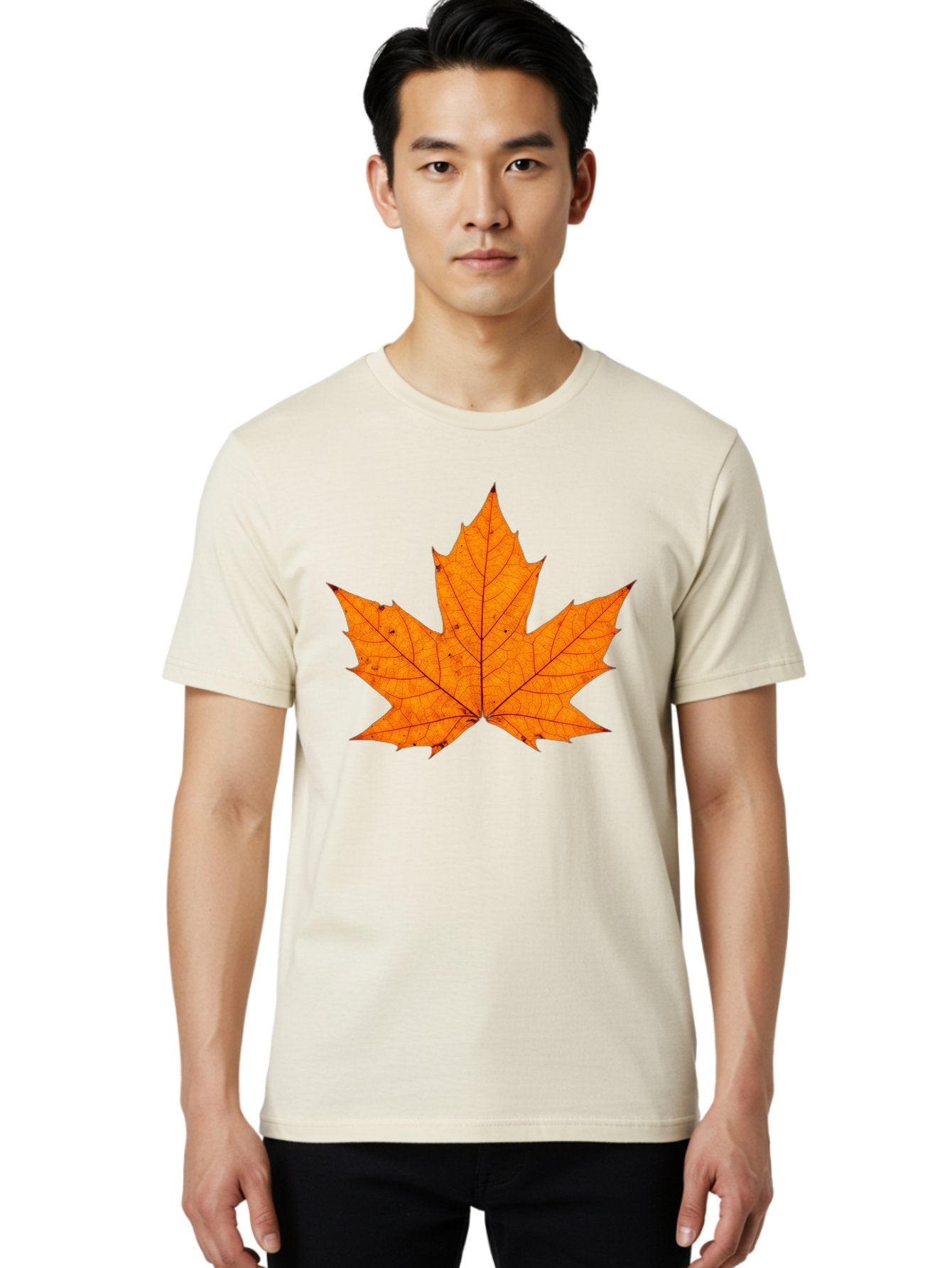 Maple-Leaf-2 Men'S Graphic Tee, 100% Cotton, Comfortable Casual Summer Wear, Machine Washable, Vintage Camera, Old Camera, Antique Camera, Black Camera, Classic Photography, Photography Equipment, Nostalgic Device, Film Camera, Camera Art Baf202 29