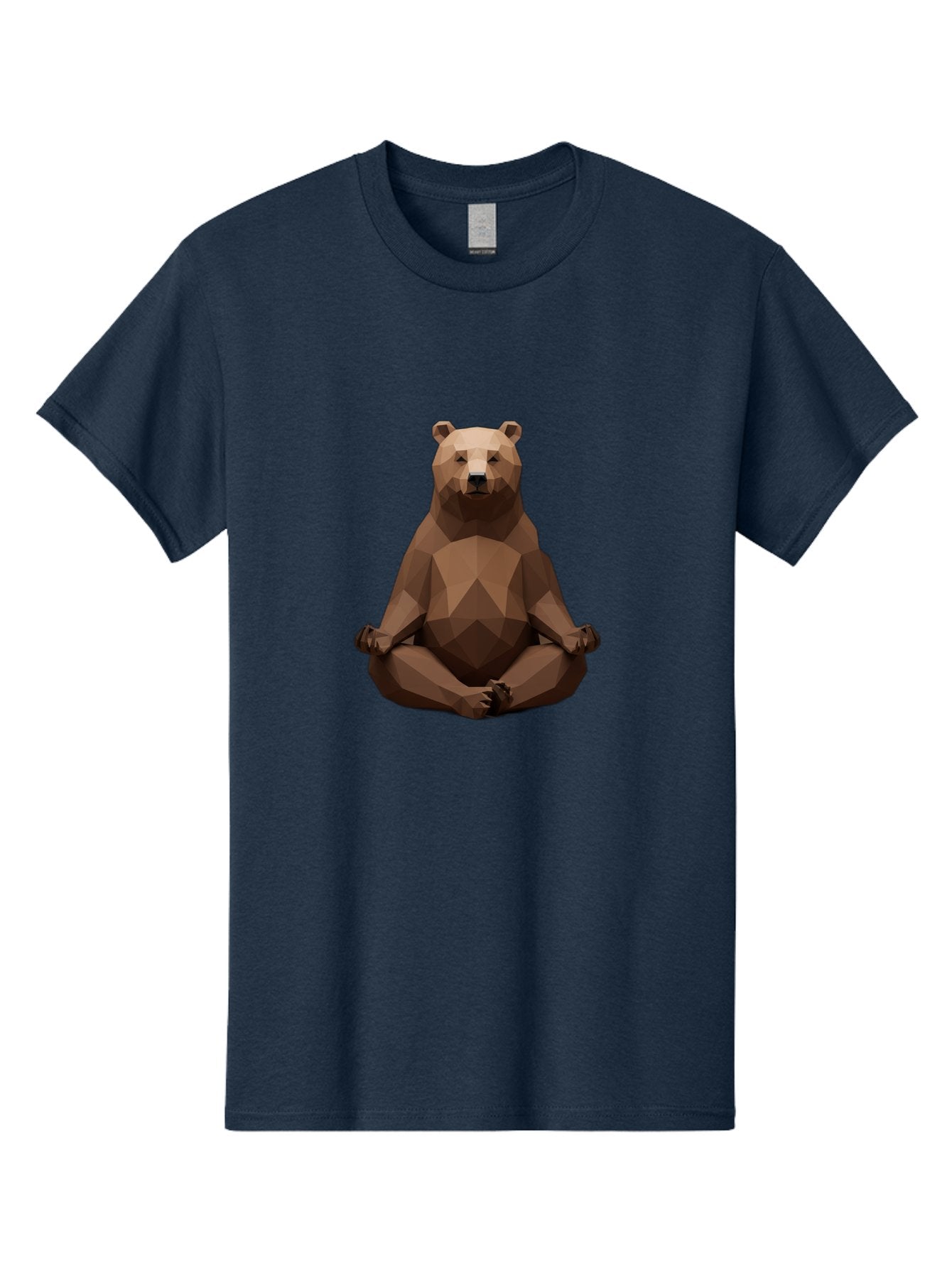 Meditating-Bear Men'S Graphic Tee, 100% Cotton, Comfortable Casual Summer Wear, Machine Washable, Vintage Camera, Old Camera, Antique Camera, Black Camera, Classic Photography, Photography Equipment, Nostalgic Device, Film Camera, Camera Art Baf207