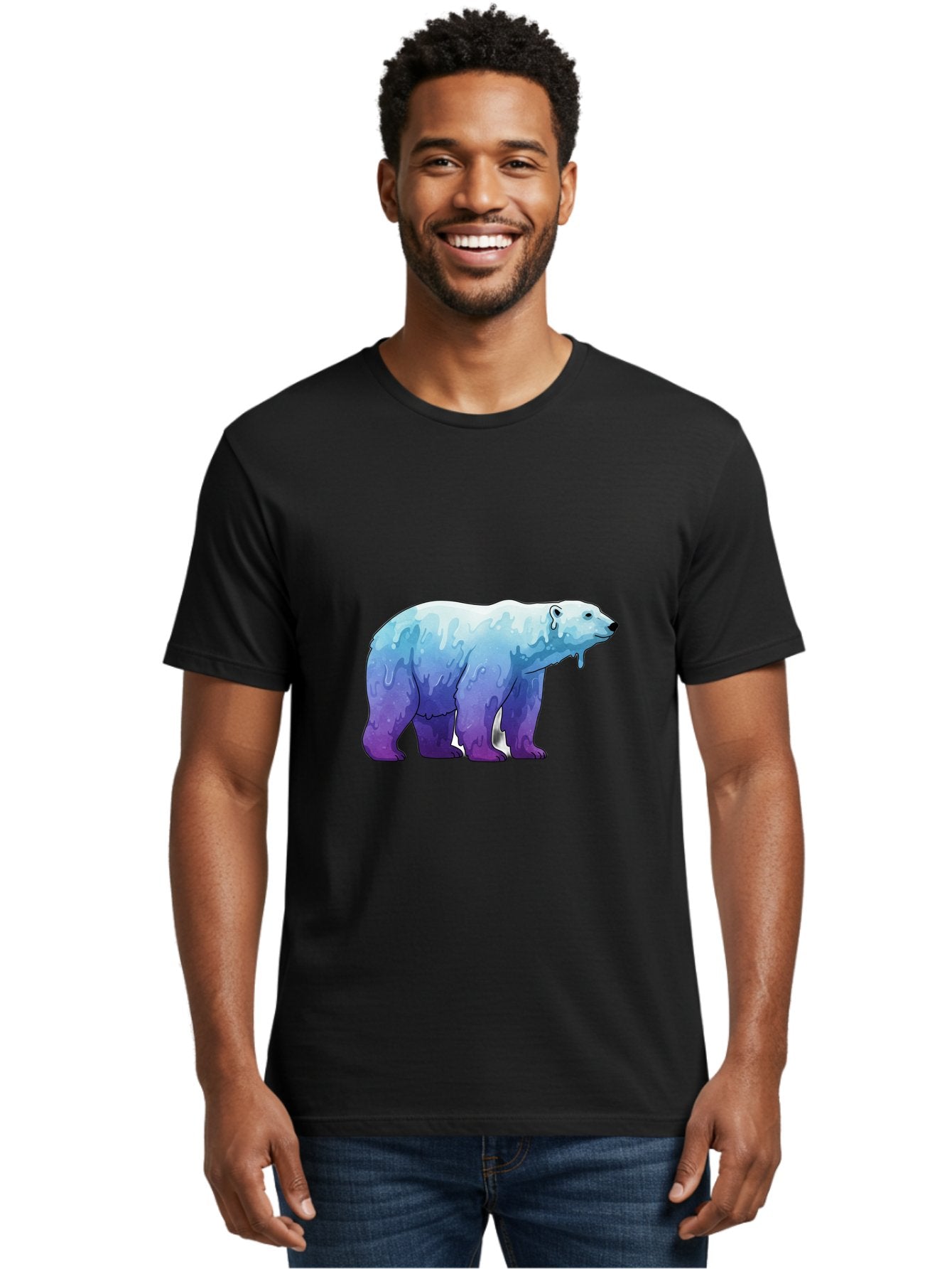 Melting-Polar-Bear-1 Men'S Graphic Tee, 100% Cotton, Comfortable Casual Summer Wear, Machine Washable, Vintage Camera, Old Camera, Antique Camera, Black Camera, Classic Photography, Photography Equipment, Nostalgic Device, Film Camera, Baf209 23