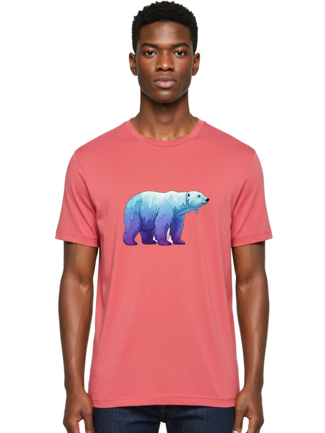 Melting-Polar-Bear-1 Men'S Graphic Tee, 100% Cotton, Comfortable Casual Summer Wear, Machine Washable, Vintage Camera, Old Camera, Antique Camera, Black Camera, Classic Photography, Photography Equipment, Nostalgic Device, Film Camera, Baf209 22